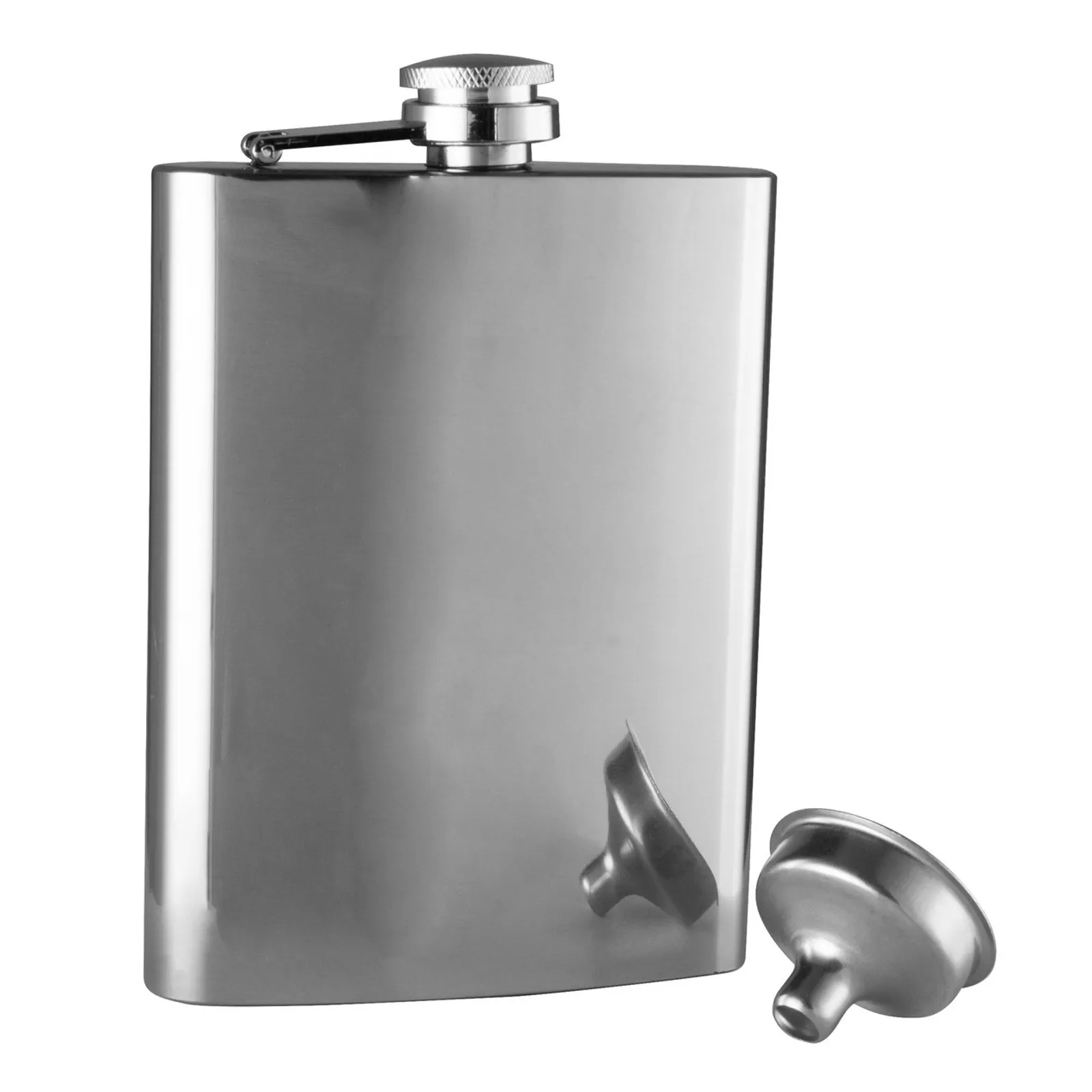 Avanti 15266 - Classic Hip Flask with Funnel - Polished