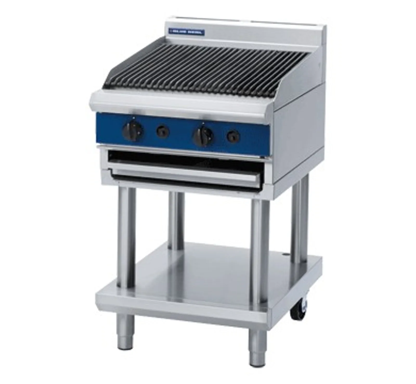 Blue Seal Evolution Series G593-LS - 450mm Gas Chargrill - Leg Stand
