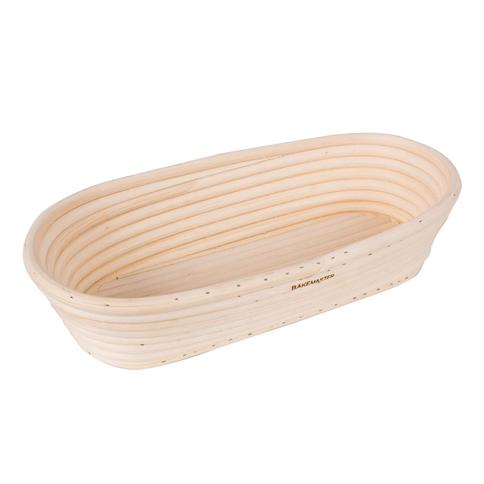 Bakemaster 40516 - Oval Proving Basket, 27 x 13 x 6.5cm - Rattan