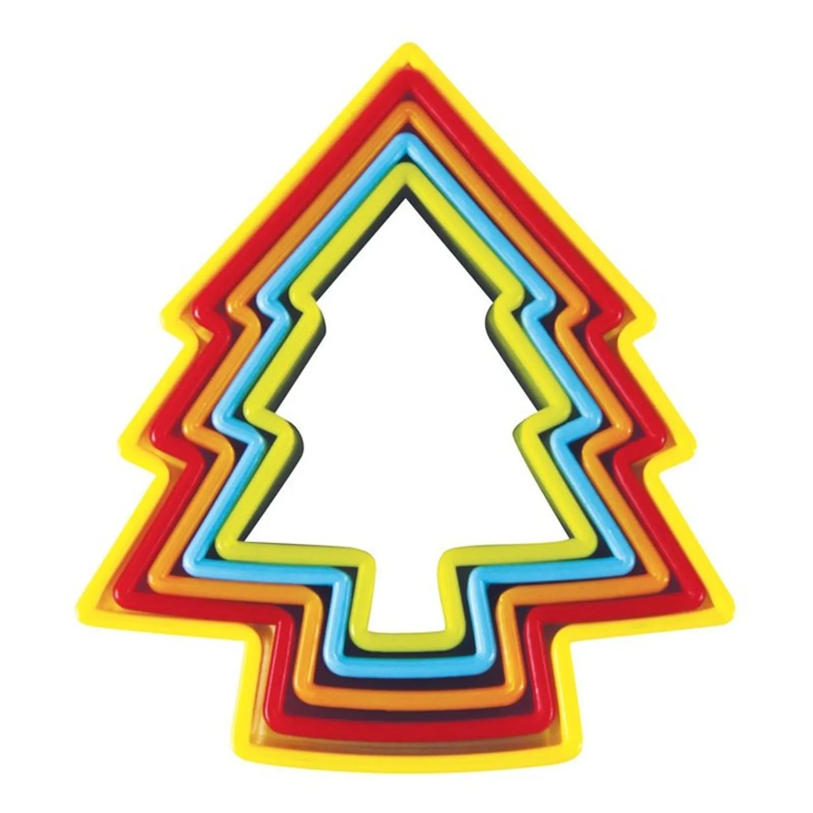 Avanti 16514 - Christmas Tree Cookie Cutters - 5 Piece Set