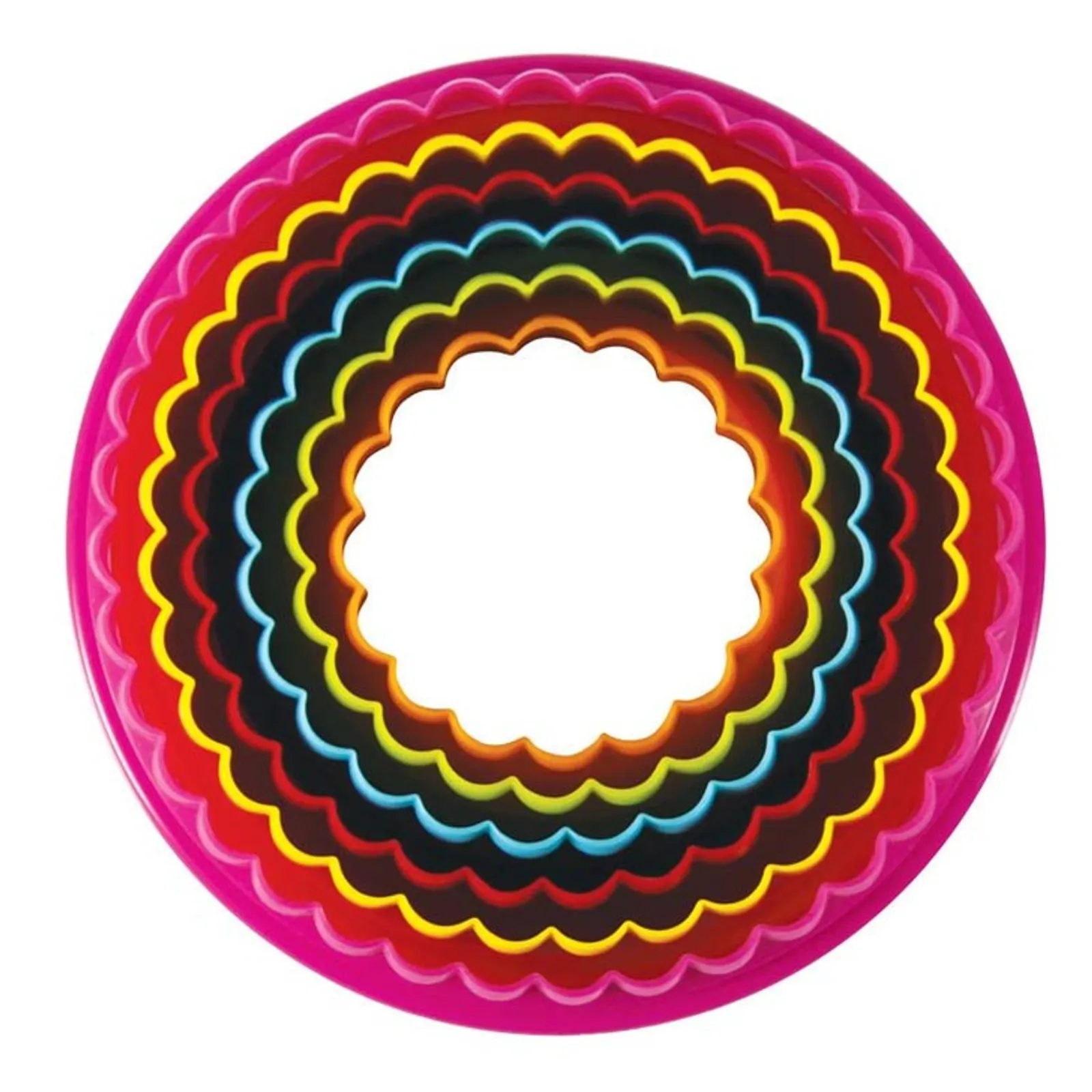 Avanti 16518 - Double Sided Round Cookie Cutters - 6 Piece Set