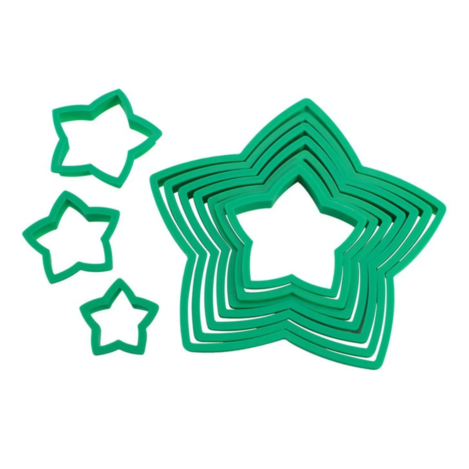 Avanti 16624 - Star Christmas Tree Cookie Cutter Set - 10 Piece Set