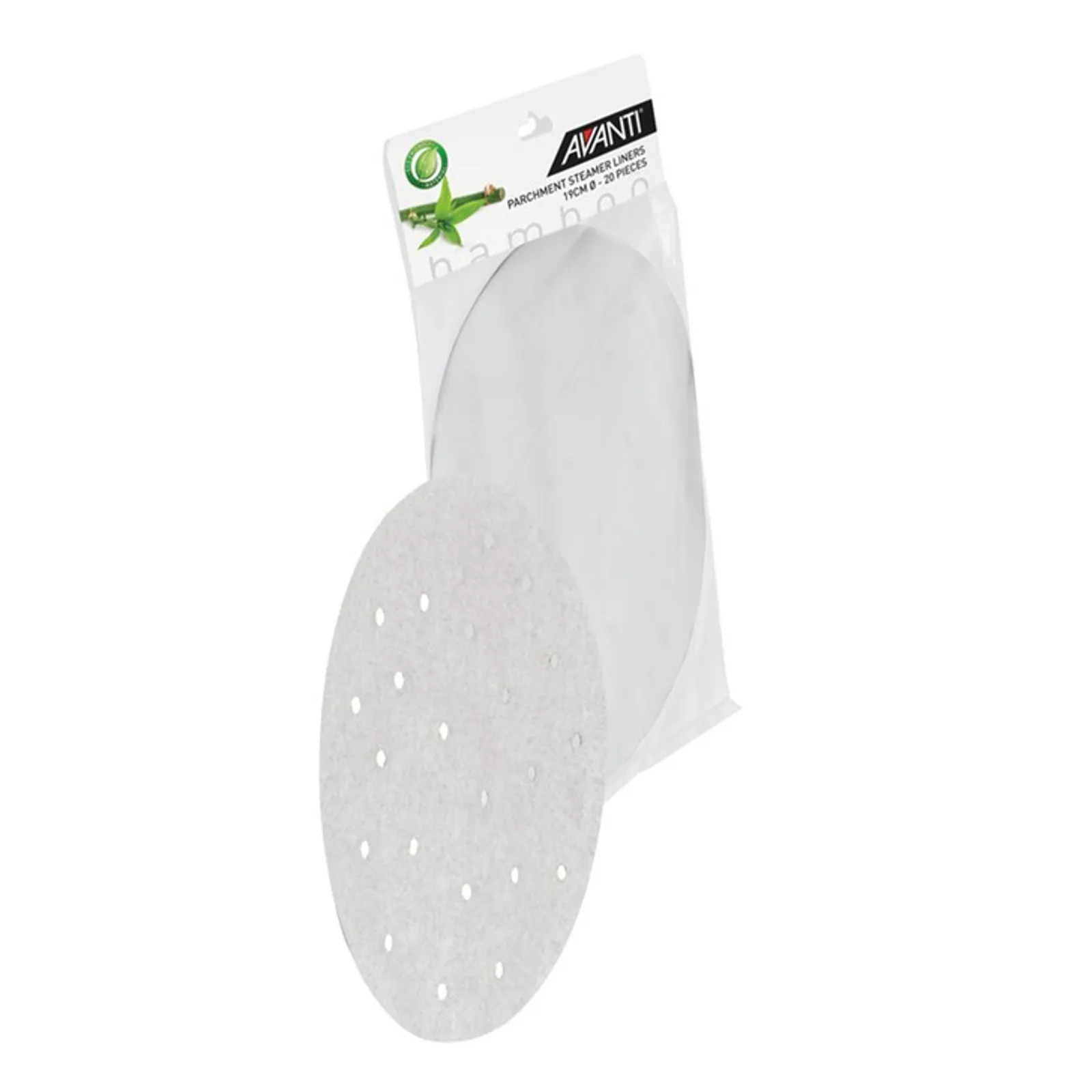 Avanti 16700 - Bamboo Steamer Liners, 19cm Diameter - 20 Piece Pack