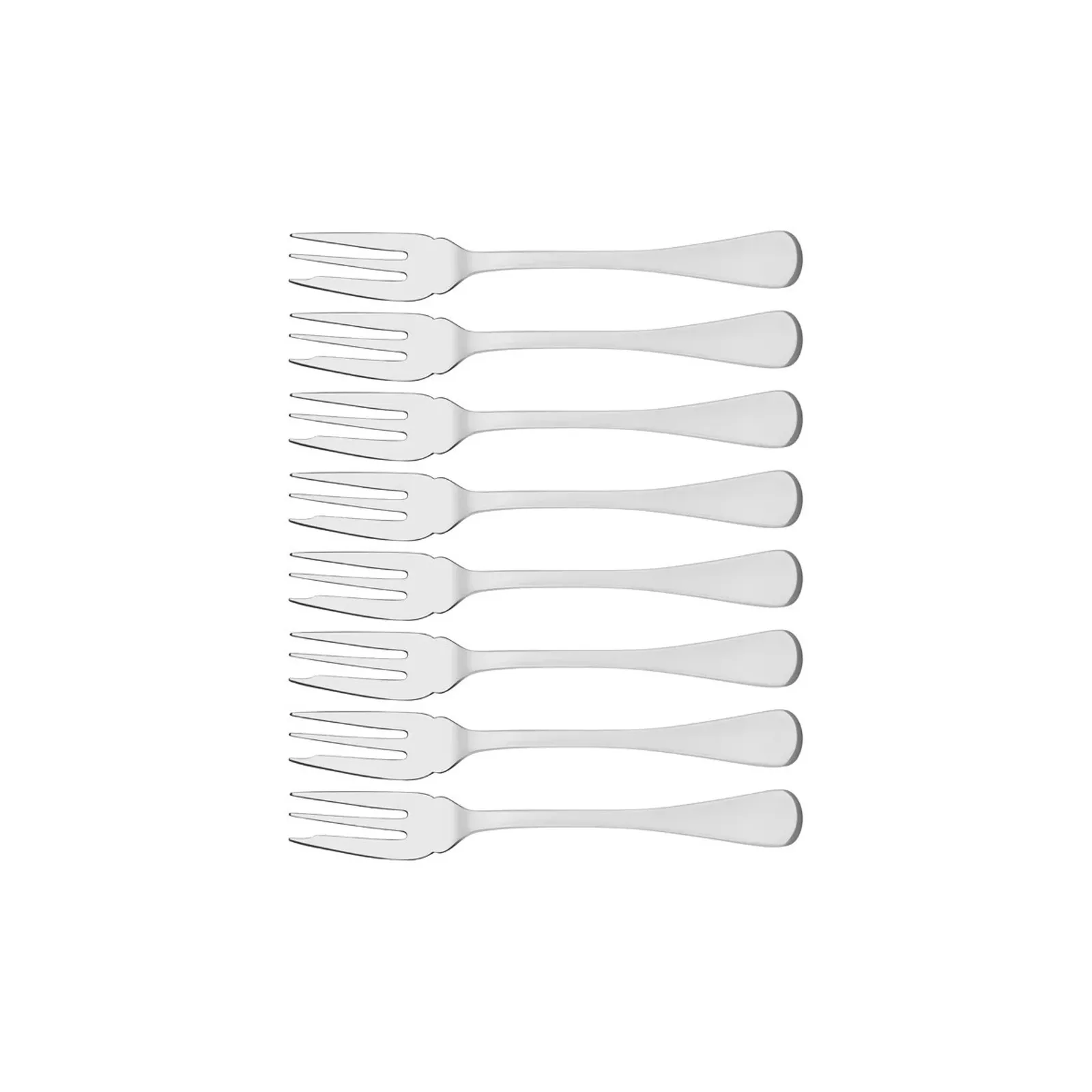 Tablekraft 74700-103 - Elite Cake Fork Set 8pc