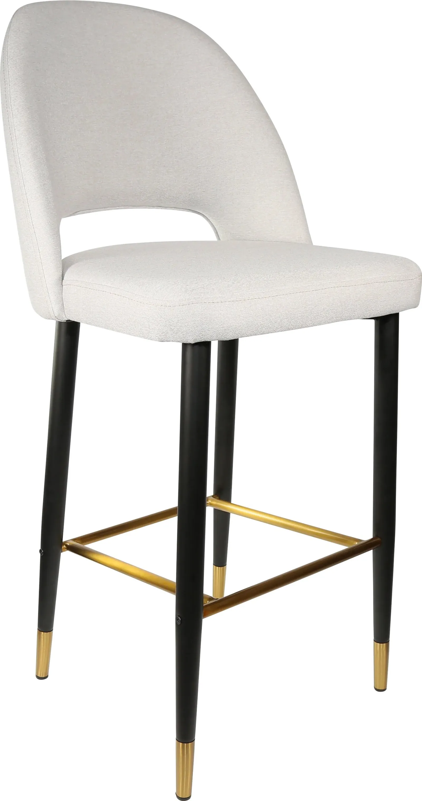 Durafurn Semifreddo Stool with Black Metal 750h Legs