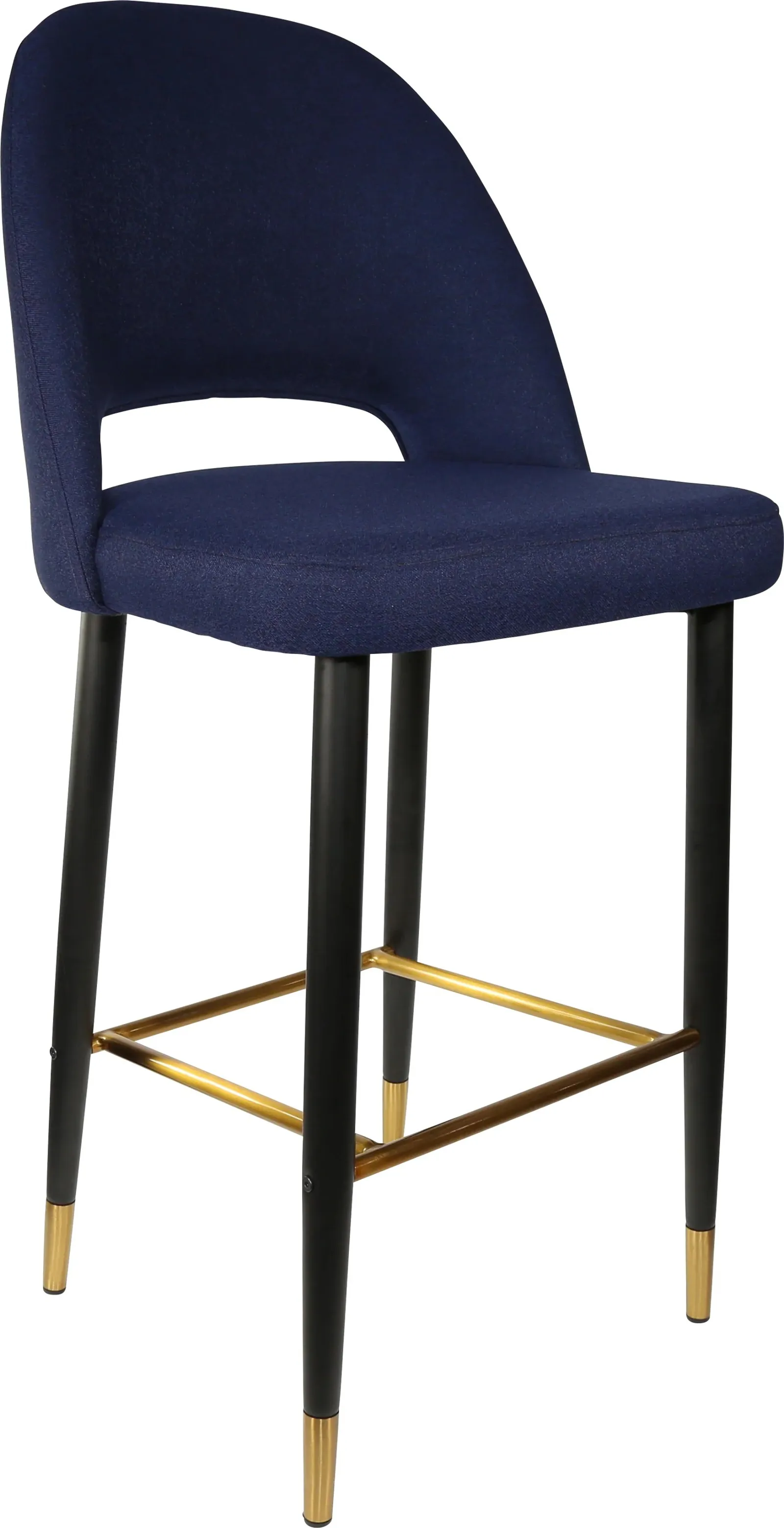 Durafurn Semifreddo Stool with Black Metal 750h Legs