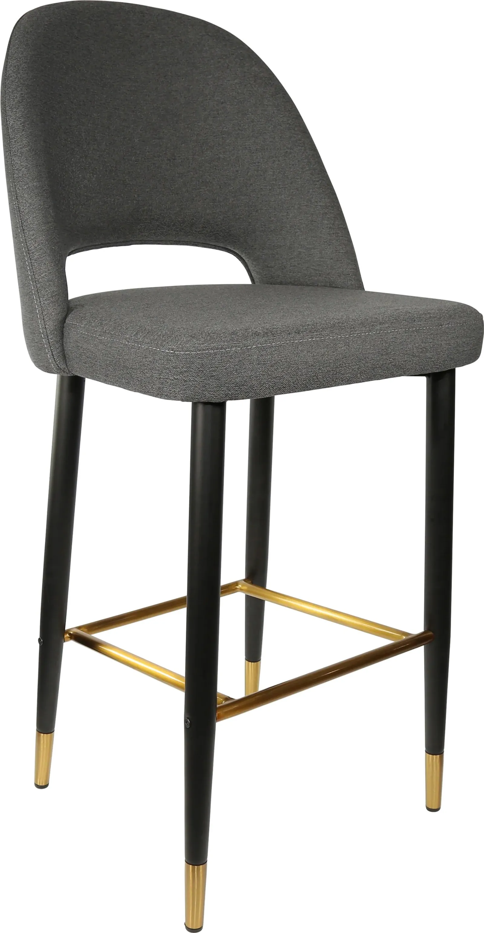 Durafurn Semifreddo Stool with Black Metal 750h Legs