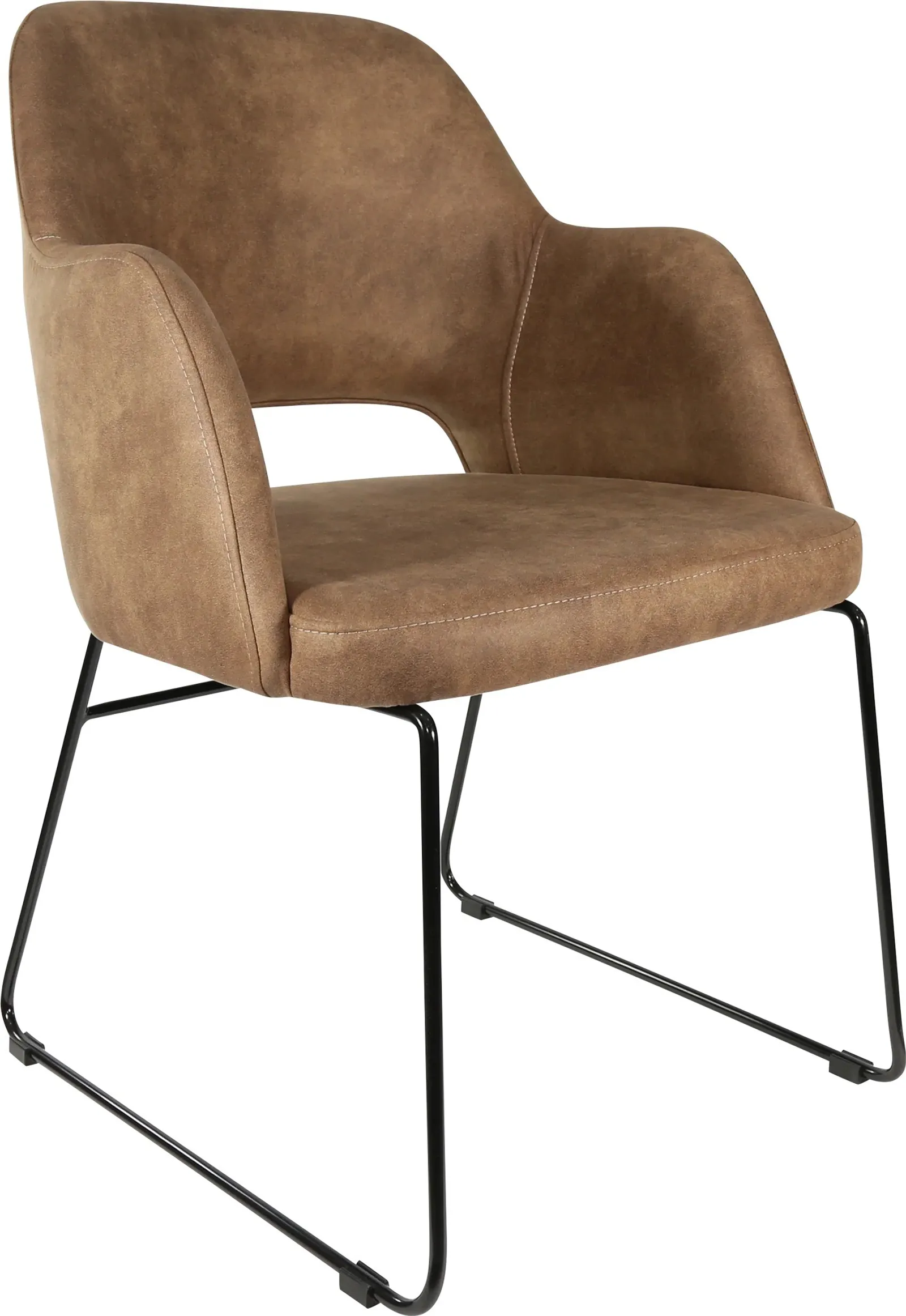 Durafurn Sorbet Chair with Black Sled Base