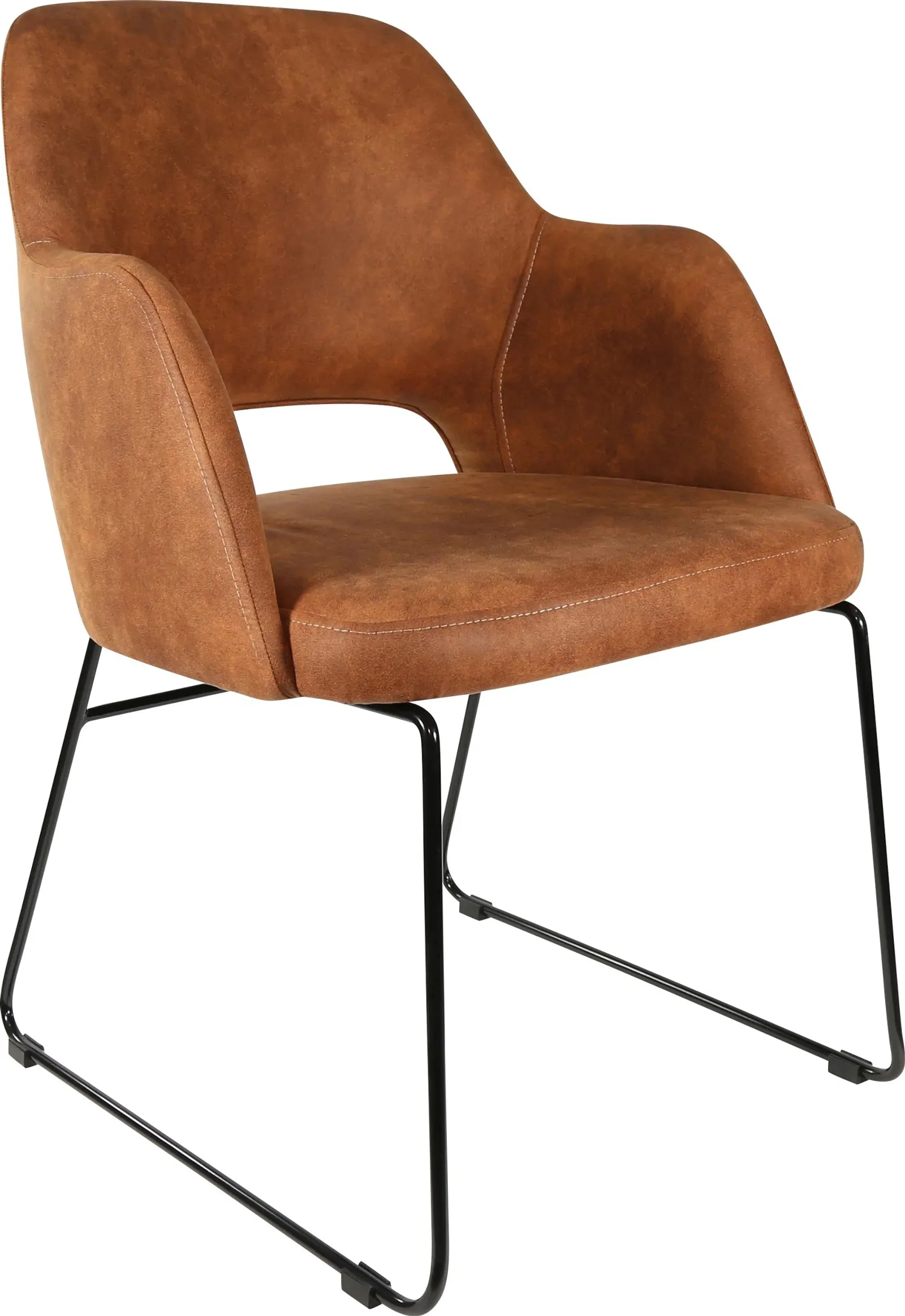 Durafurn Sorbet Chair with Black Sled Base