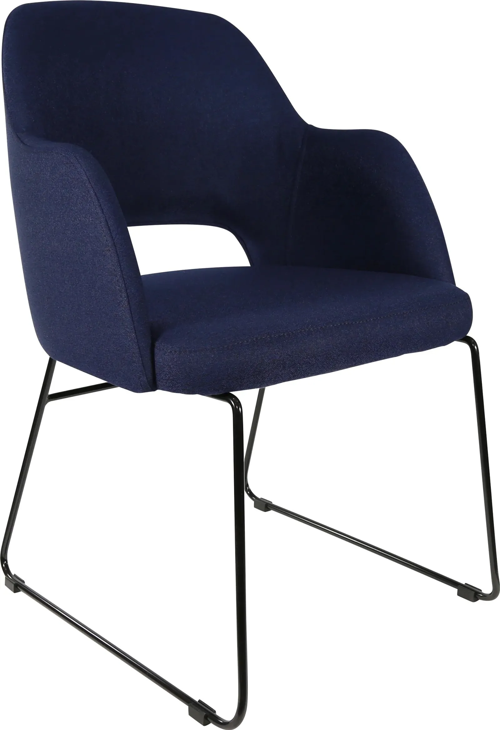 Durafurn Sorbet Chair with Black Sled Base