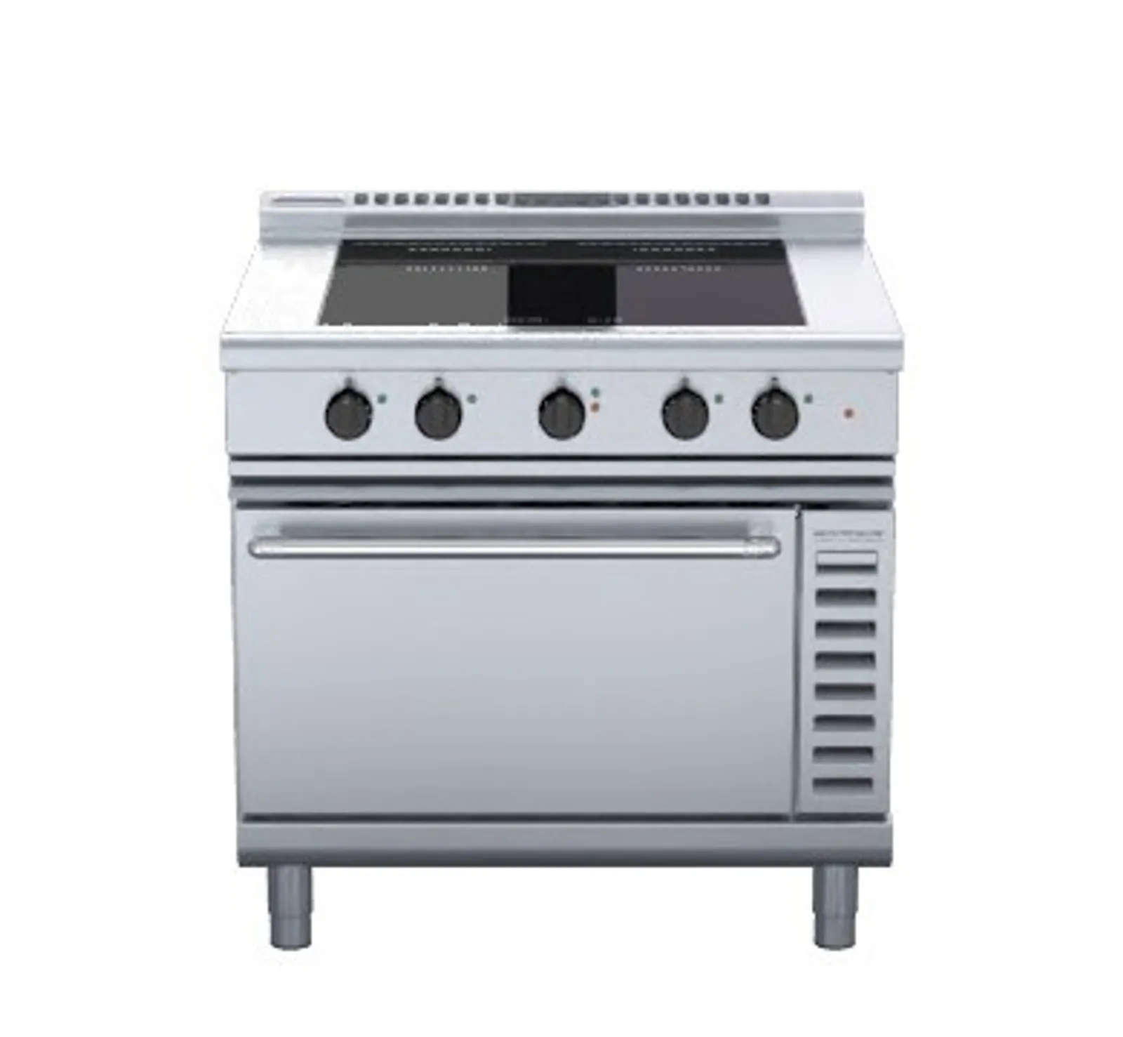 Waldorf 800 Series INL8410ECF - 900mm Induction Range Convection Oven Low Back Version