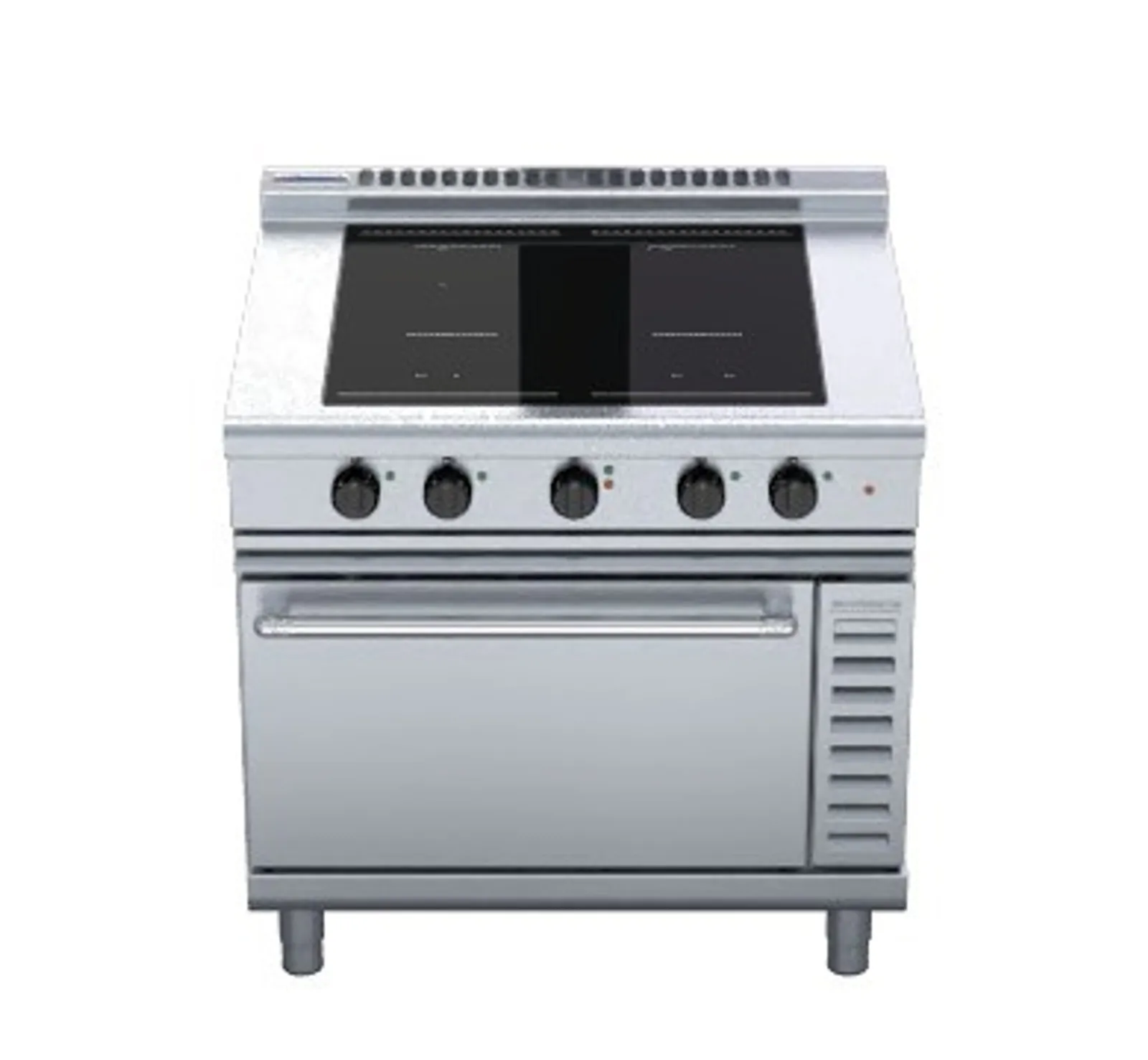 Waldorf 800 Series INL8410ECF - 900mm Induction Range Convection Oven Low Back Version