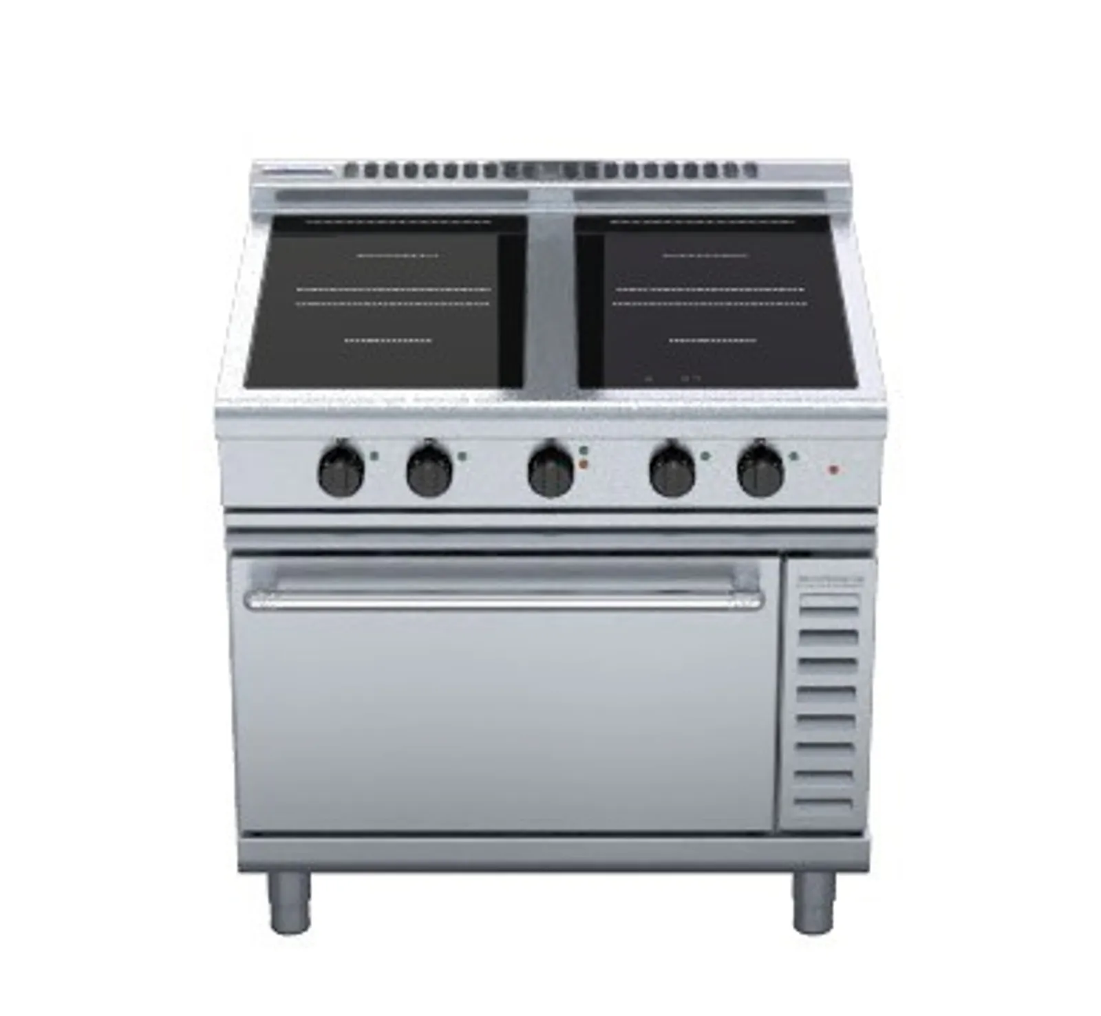 Waldorf 800 Series INL8410ECR3 - 900mm Induction Range Convection Oven Low Back Version
