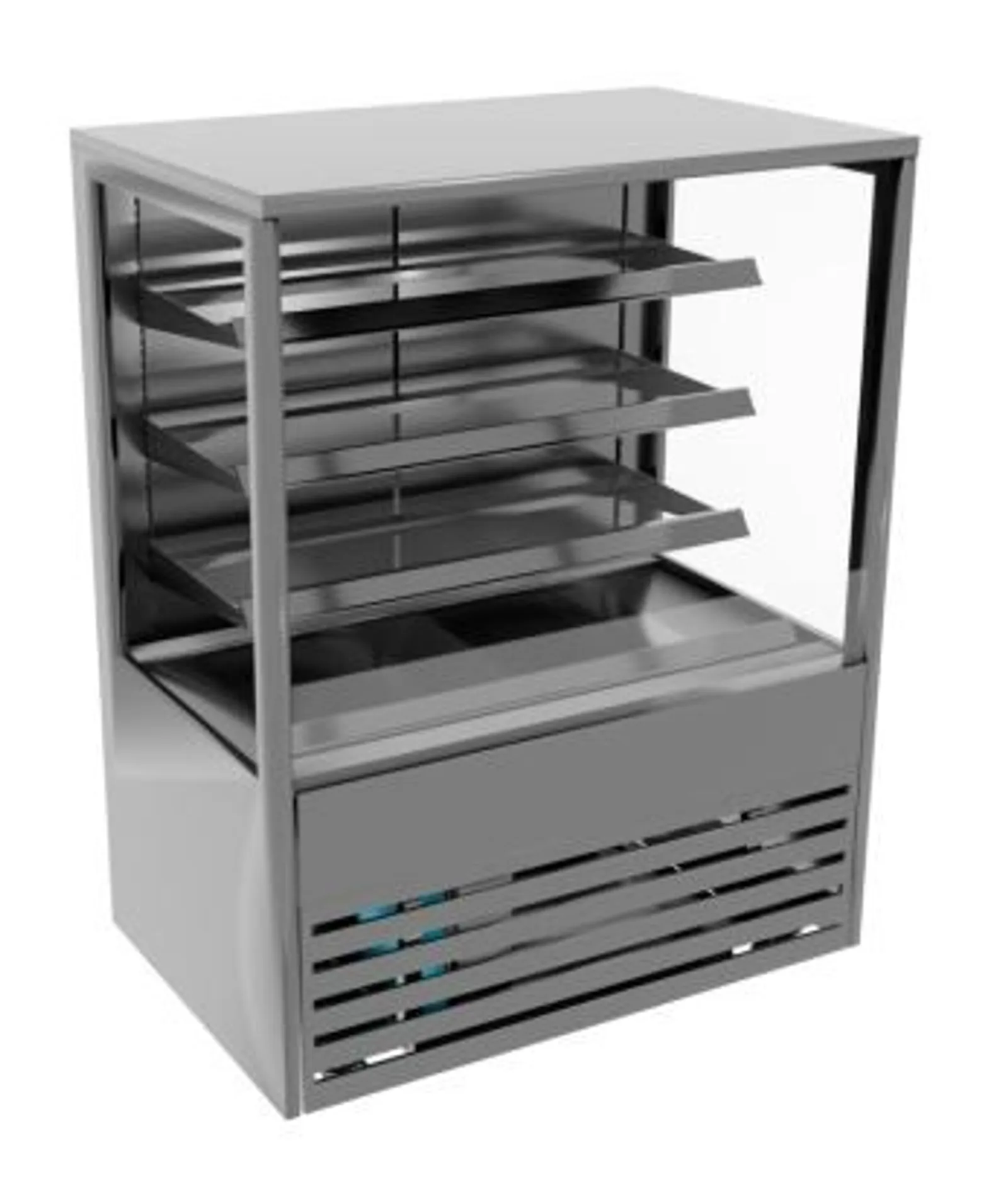 Cossiga TTGOR12 - Mid Height Refrigerated Open Front with Rear Hinged Door 1200mm