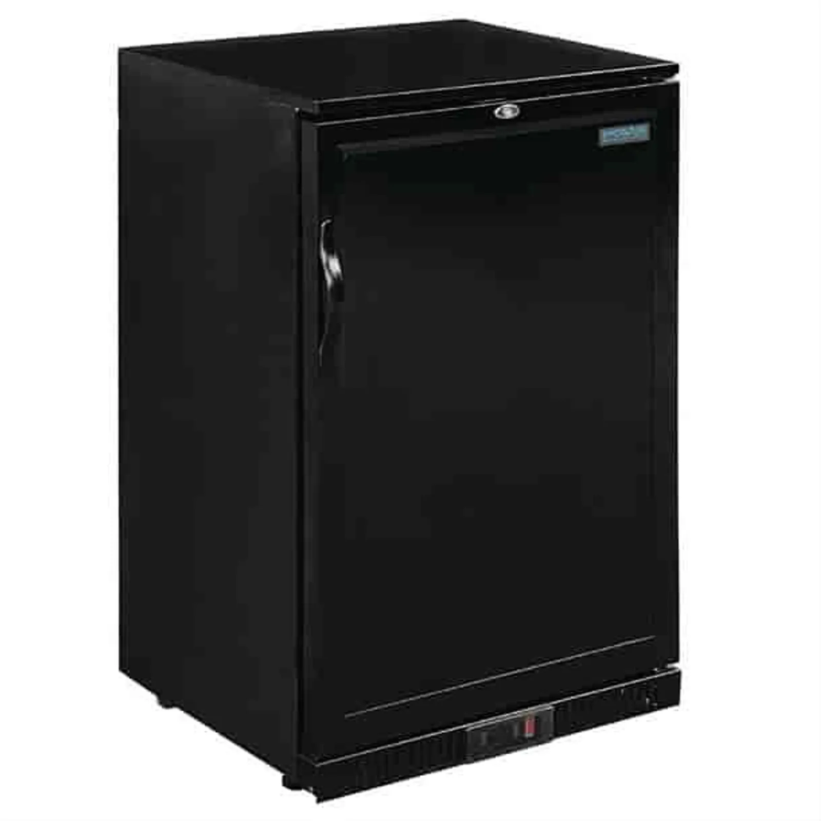 Polar GL015-A - G-Series 900mm Single Solid Door Back Bar Cooler in Black 138Ltr