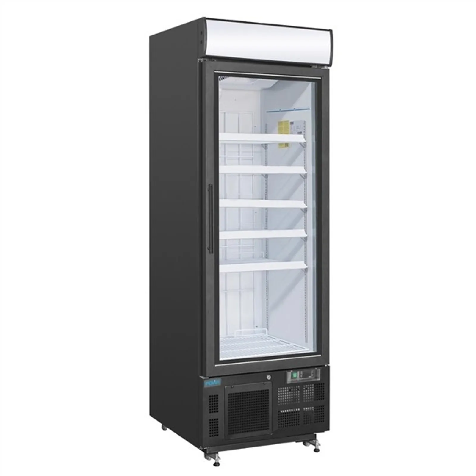Polar GH428-A - G-Series Upright Display Freezer 412Ltr Black