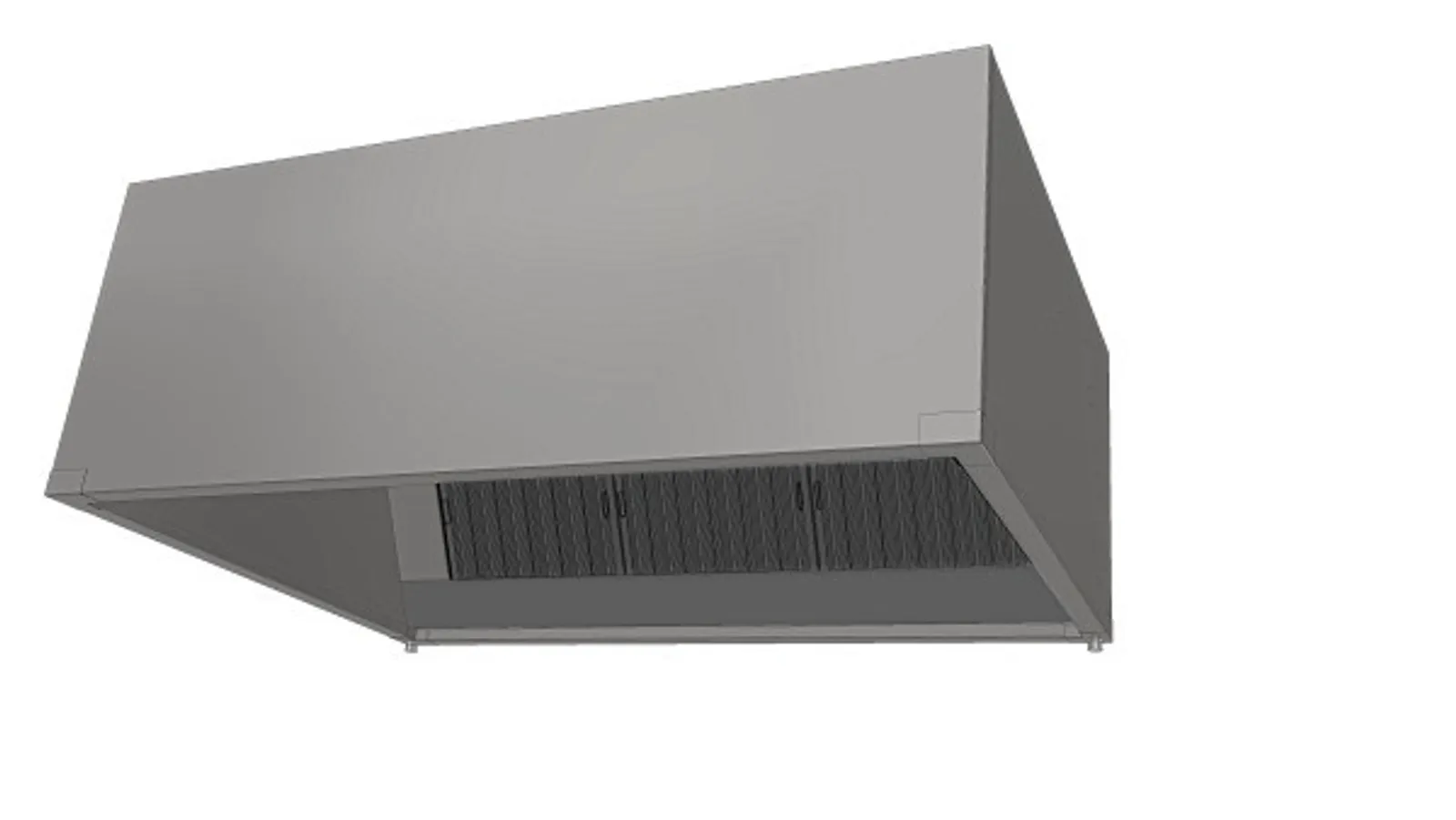 Xtracta 1800 - Commercial Kitchen Exhaust Canopy (1800W x 1230D x 600H)