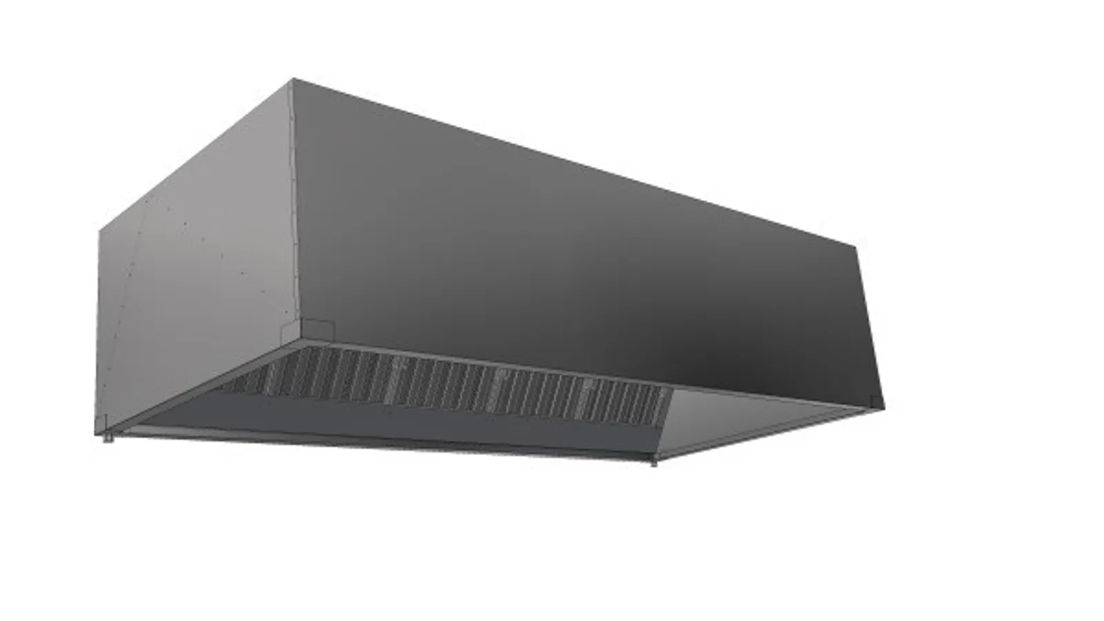Xtracta 2600 - Commercial Kitchen Exhaust Canopy (2600W x 1230D x 600H)