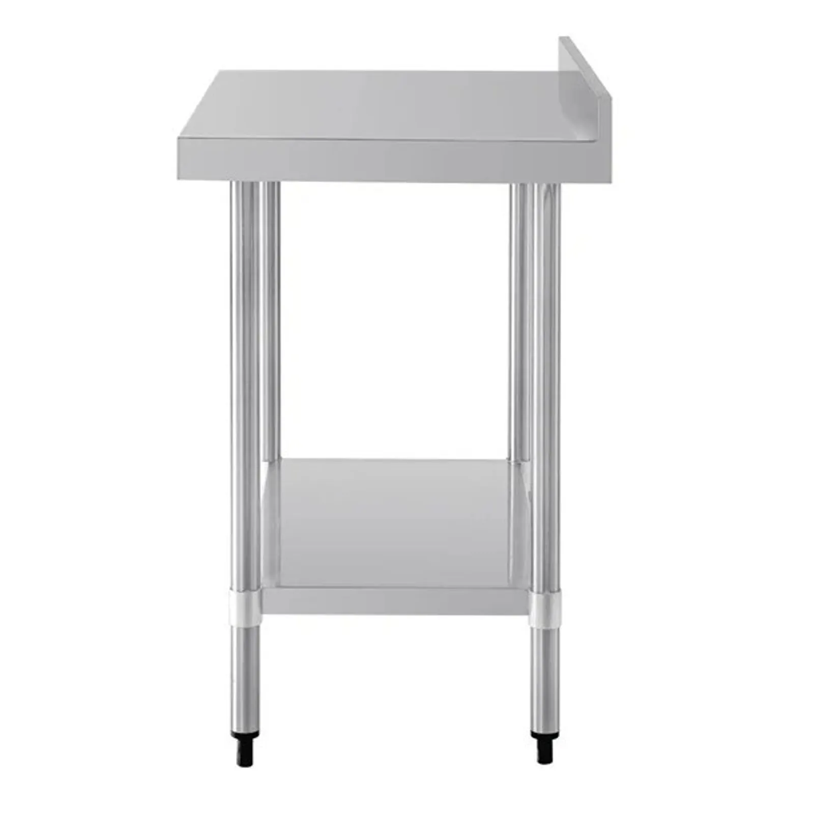 Vogue T380 - Stainless Steel Prep Table with Splashback 900mm