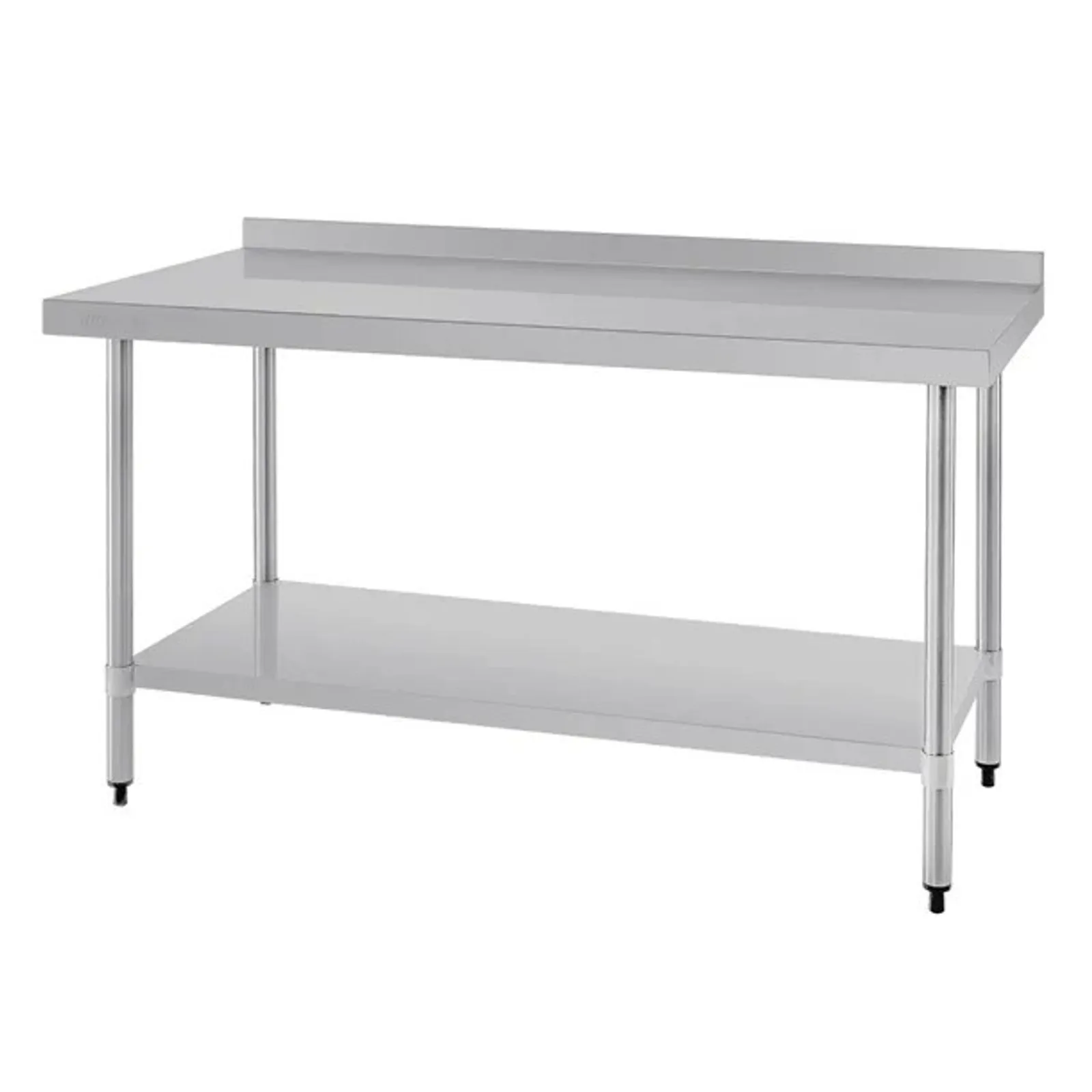 Vogue T382 - Stainless Steel Prep Table with Splashback 1500mm