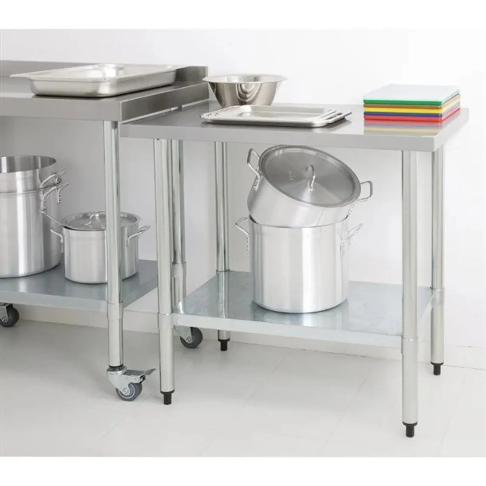 Vogue T377 - Stainless Steel Prep Table 1500mm