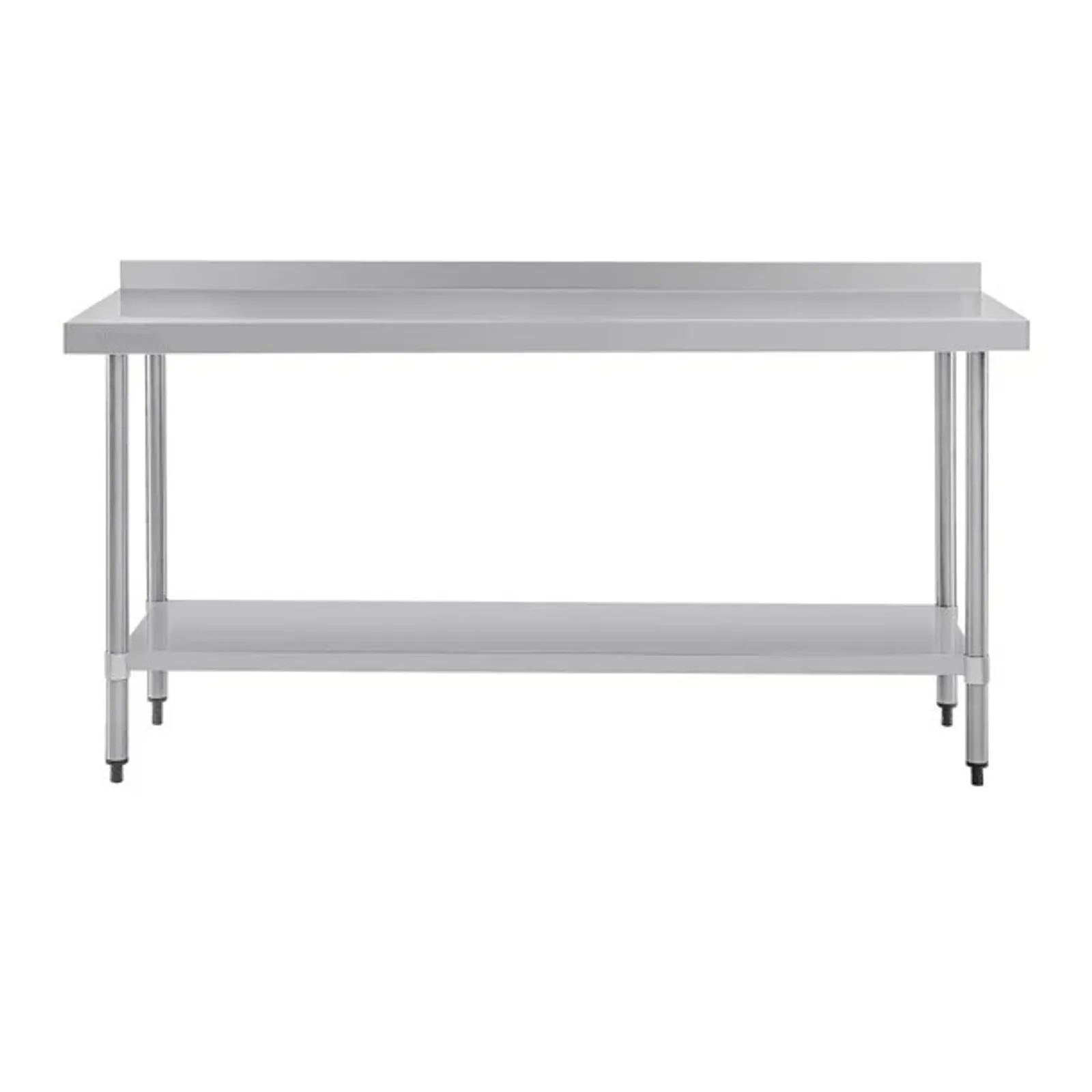 Vogue T383 - Stainless Steel Prep Table with Splashback 1800mm