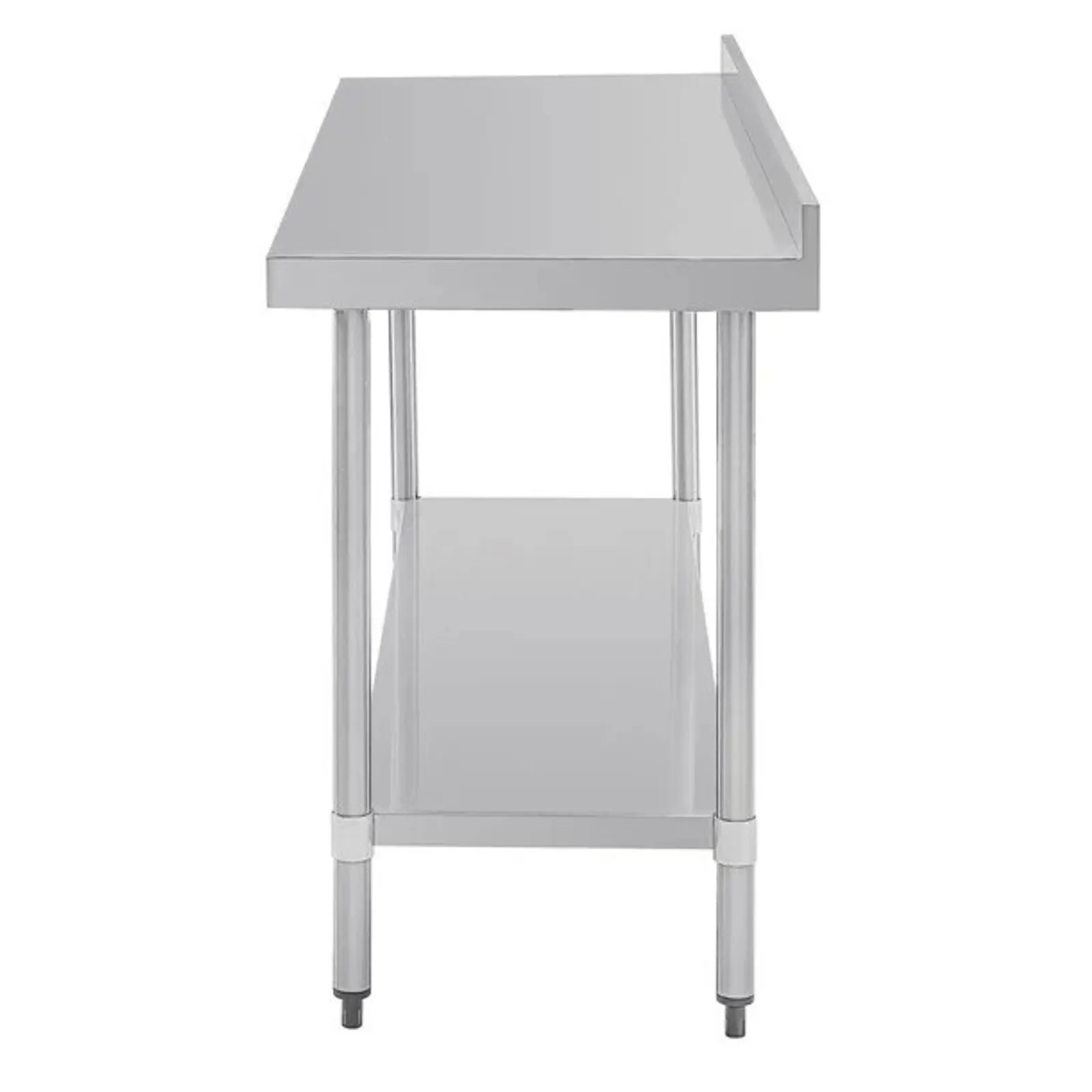 Vogue T383 - Stainless Steel Prep Table with Splashback 1800mm