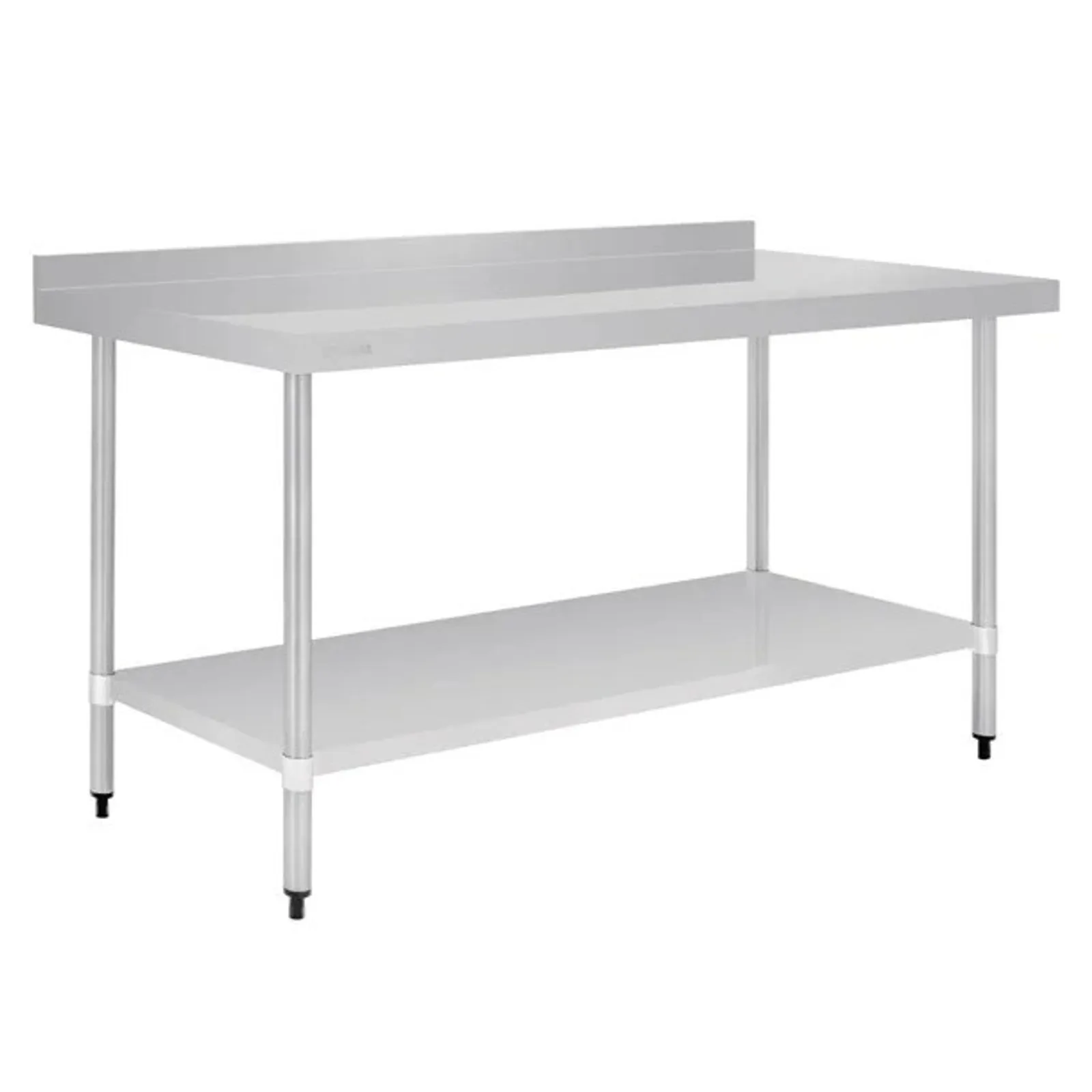 Vogue GJ509 - Stainless Steel Table with Splashback 1800mm