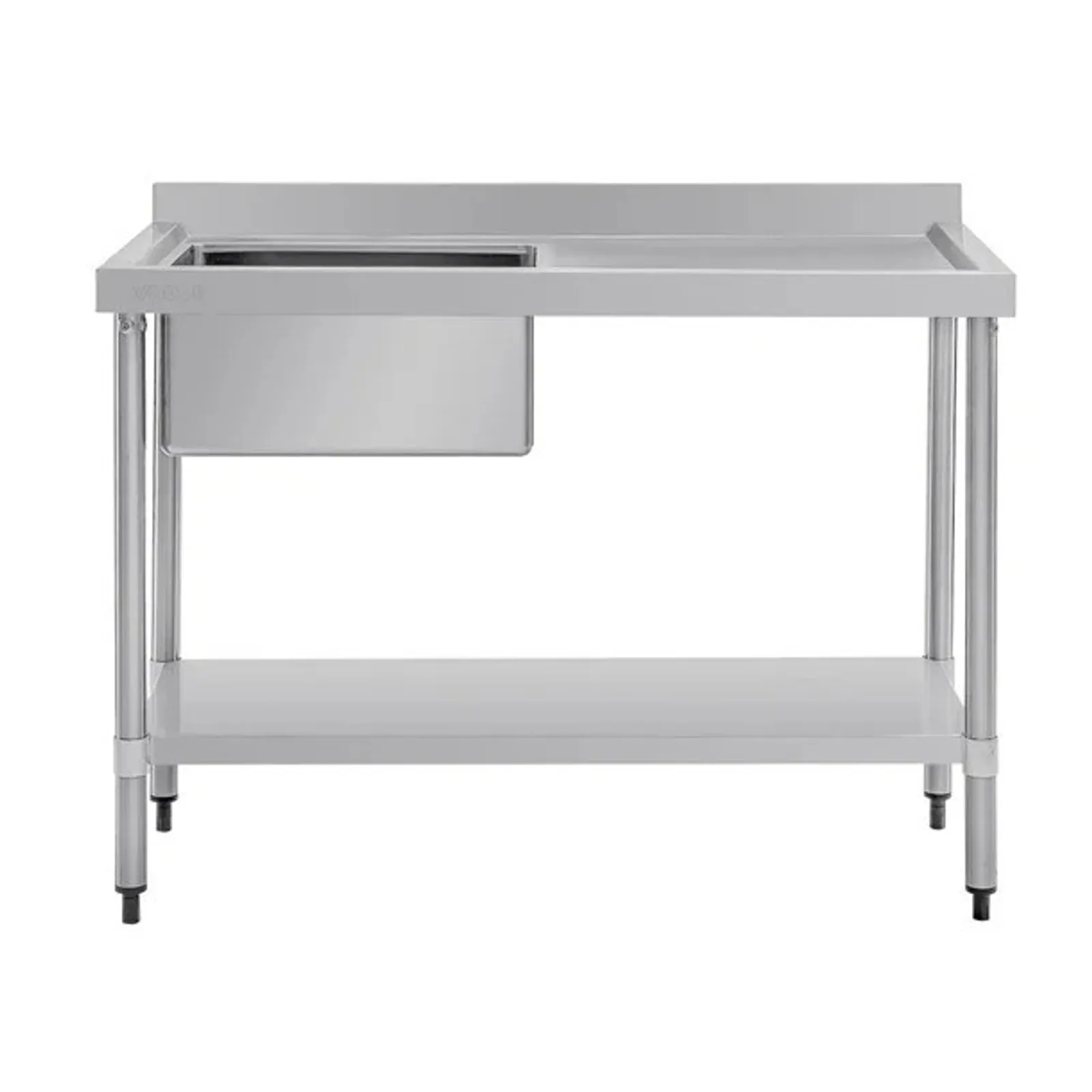 Vogue HC903 - Single Bowl Sink R/H Drainer - 1200mm 90mm Drain