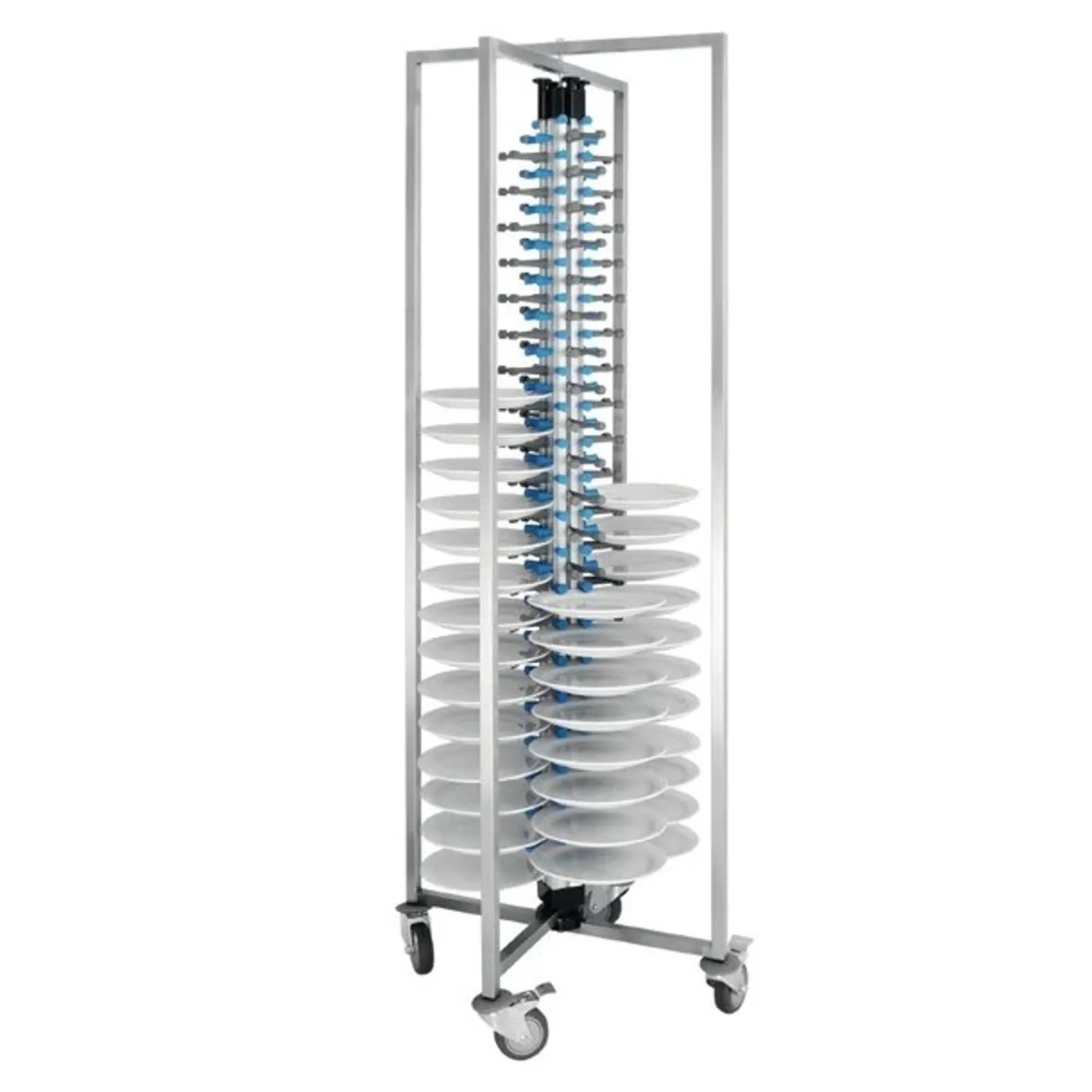 Vogue GK978 - Mobile Plate Rack 84 Plates