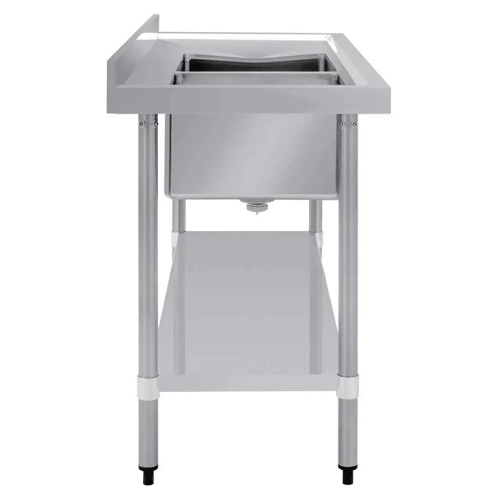 Vogue HC916 - Double Bowl Sink R/H Drainer - 1500mm x 700mm 90mm Drain