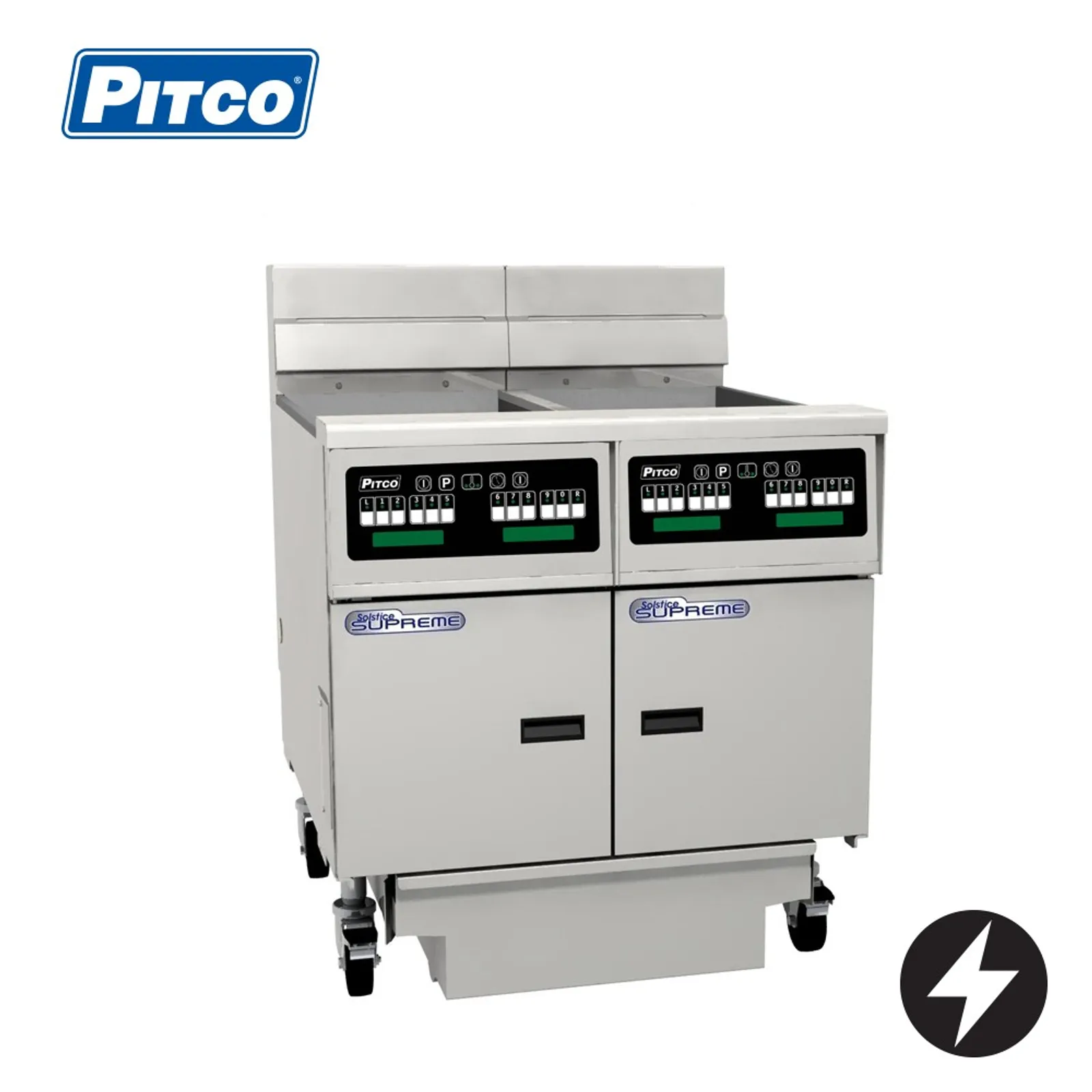 Pitco SE14C-2/FD - Solstice 2 Bank Fryer, Electric