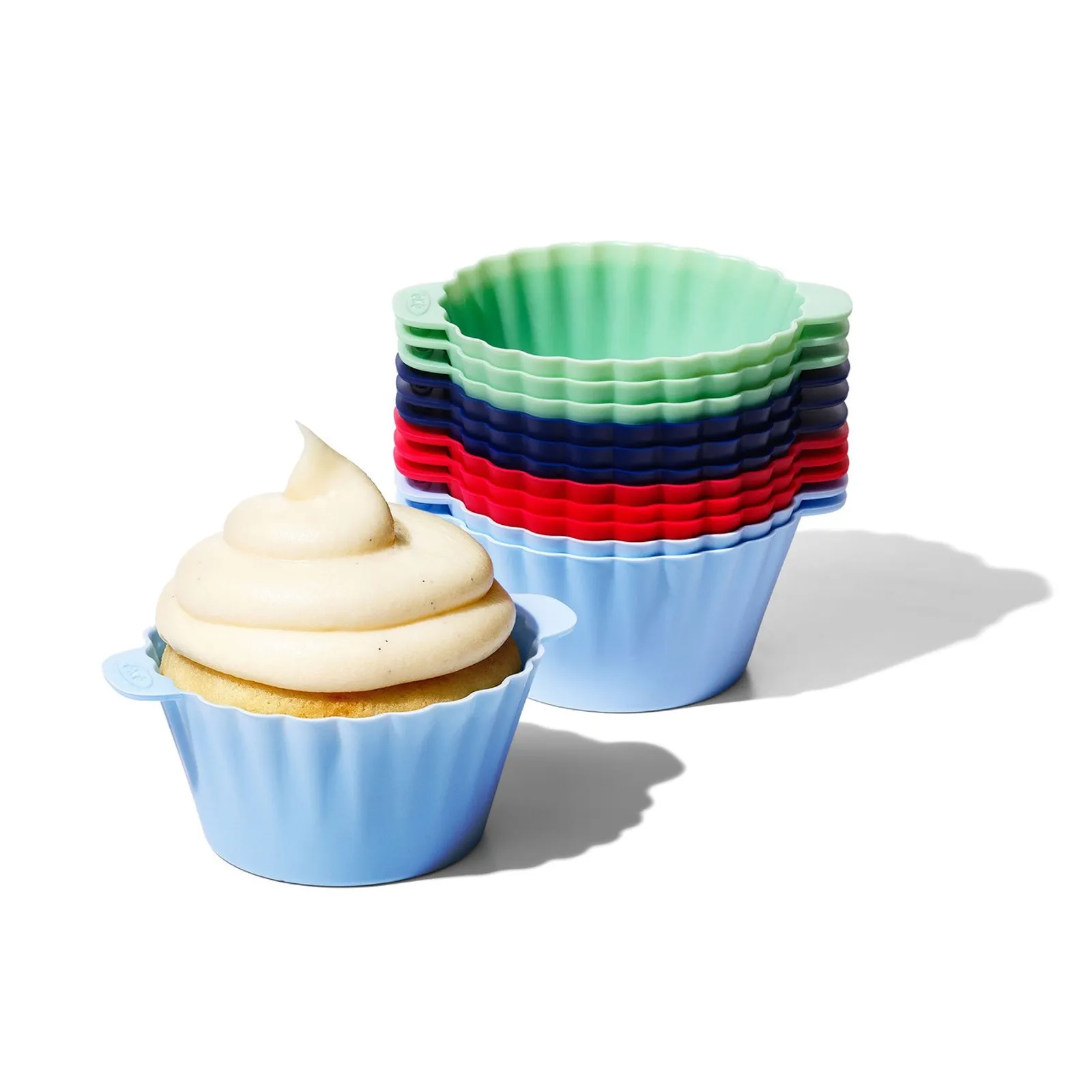 OXO 48267 - Silicone Backing Cups - 12 Pack Assorted