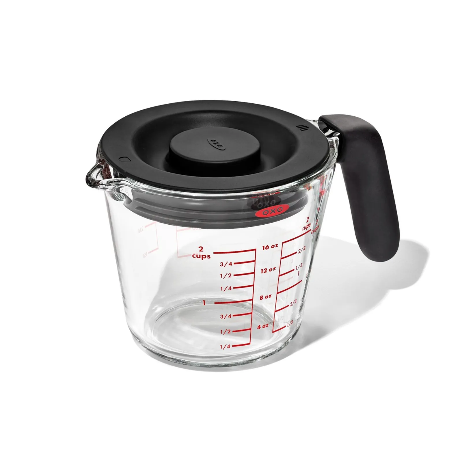OXO 48255 - Glass Measuring Cup with Lid - 2 Cup/ 500ml