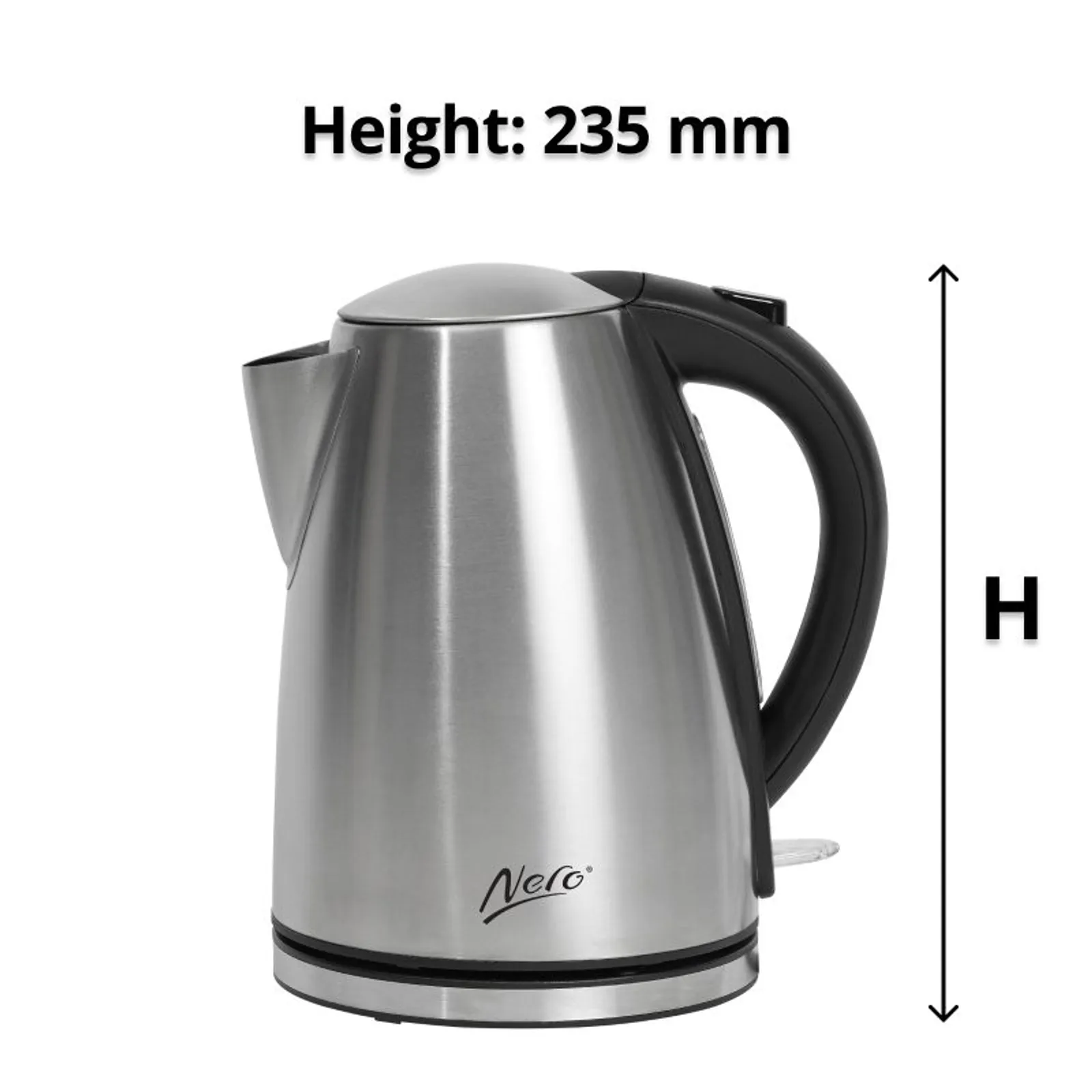 Nero 740088 - Urban Stainless Steel Kettle 1.7L