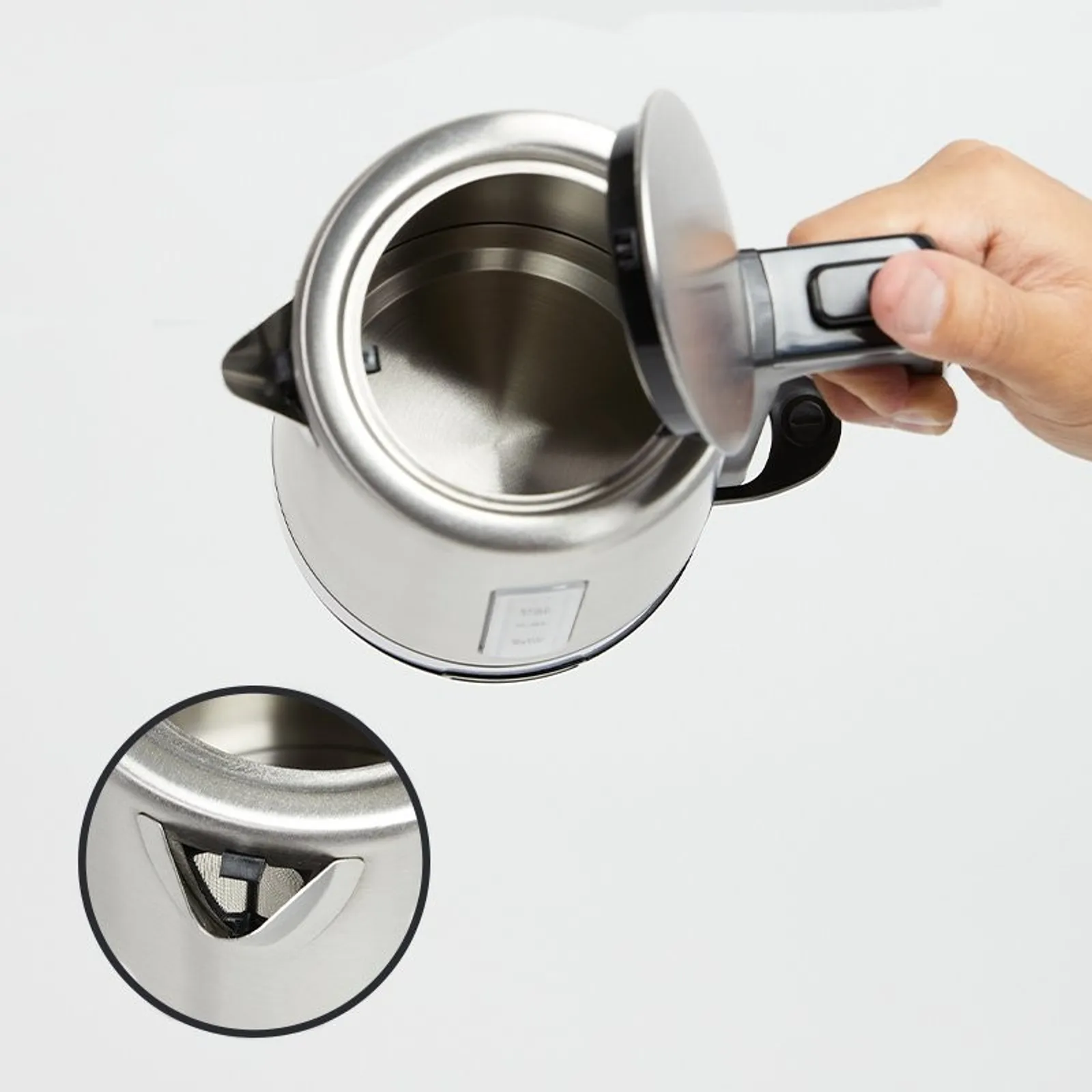Nero 740040 - Select Brushed Stainless Steel Kettle 1L