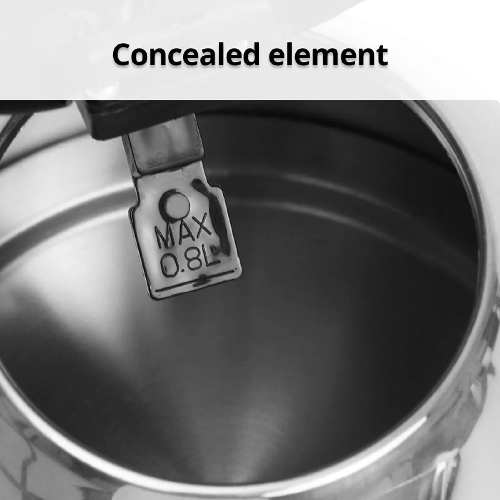 Nero 740030 - Delia Stainless Steel Kettle 0.8L