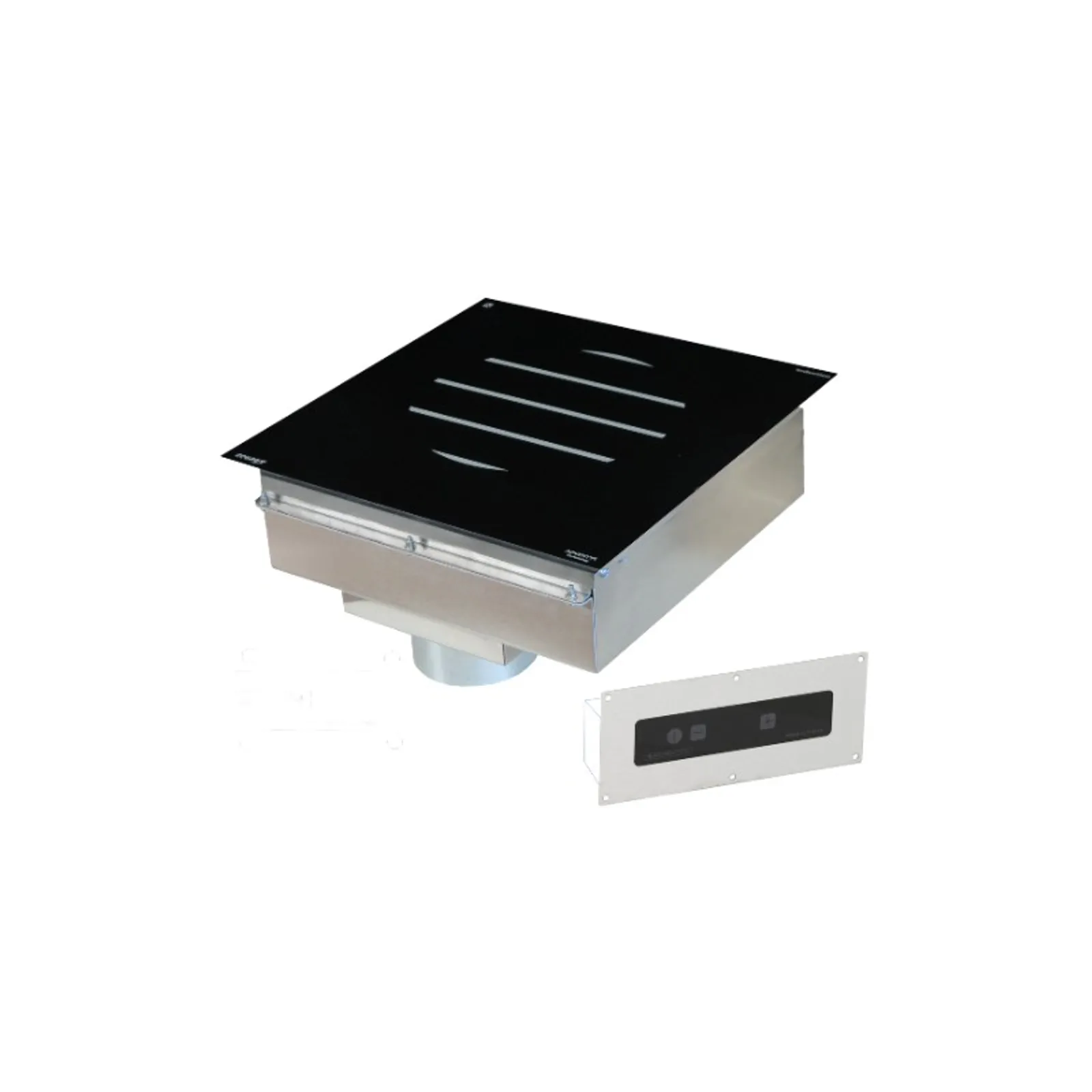 Adventys Pro GL650FLR - 1 Zone Flushed Buffet Induction Remote Control Panel