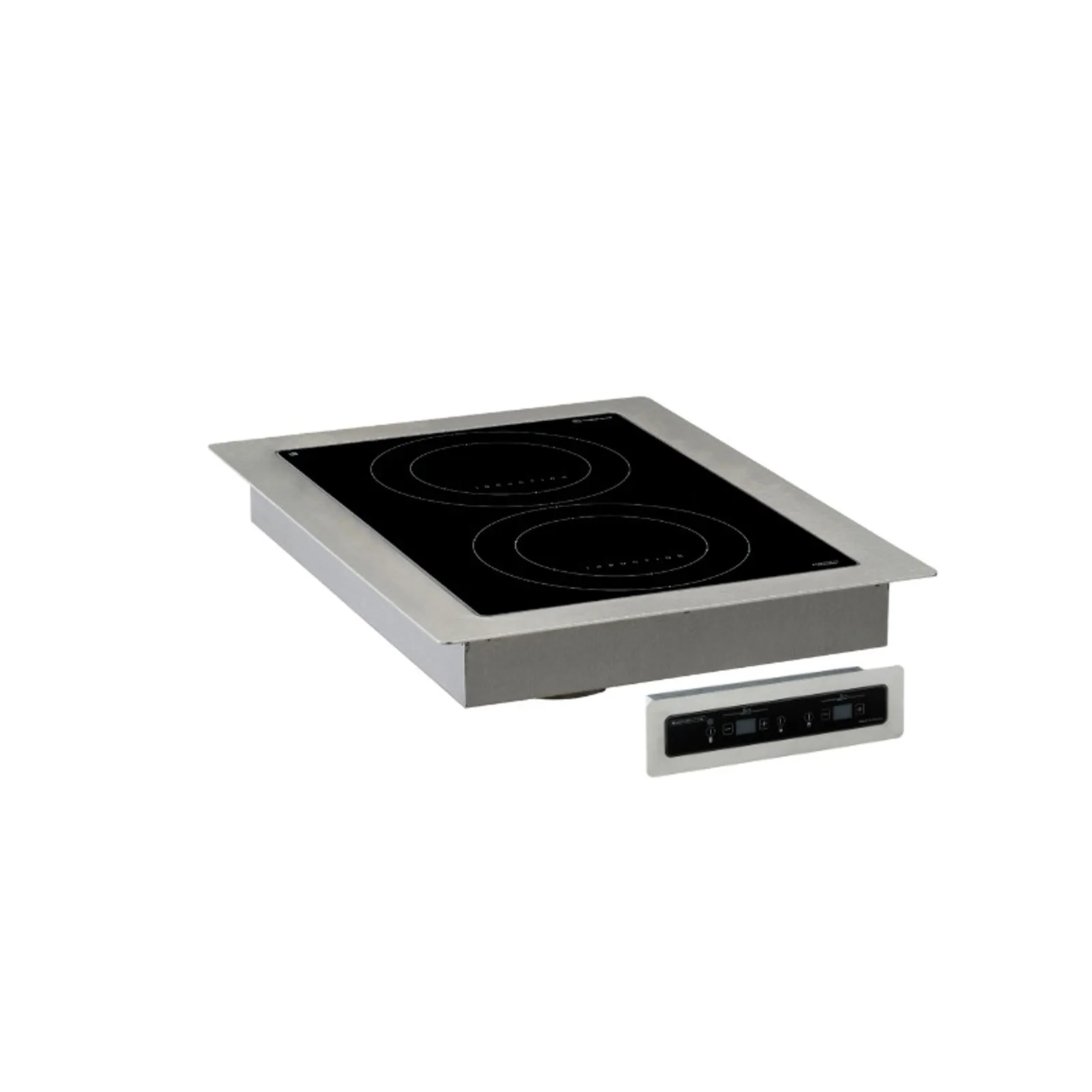 Adventys Pro D2IC6000 - Induction Drop in 2-Zone Remote Controls