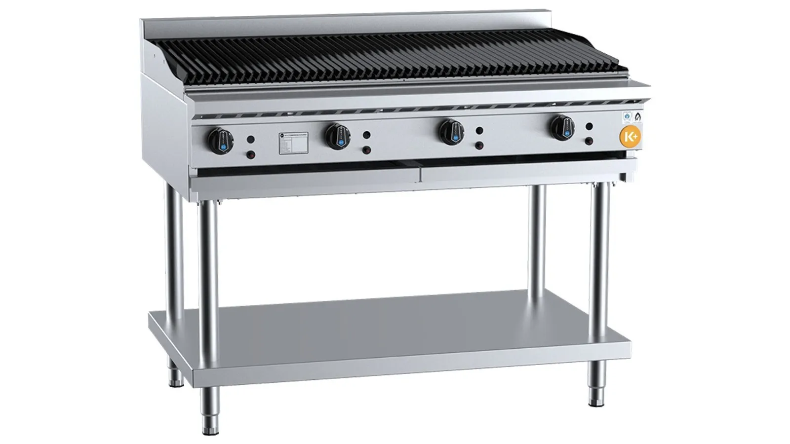 K+ KCBR-12 - 1200mm Char Broiler On Stand