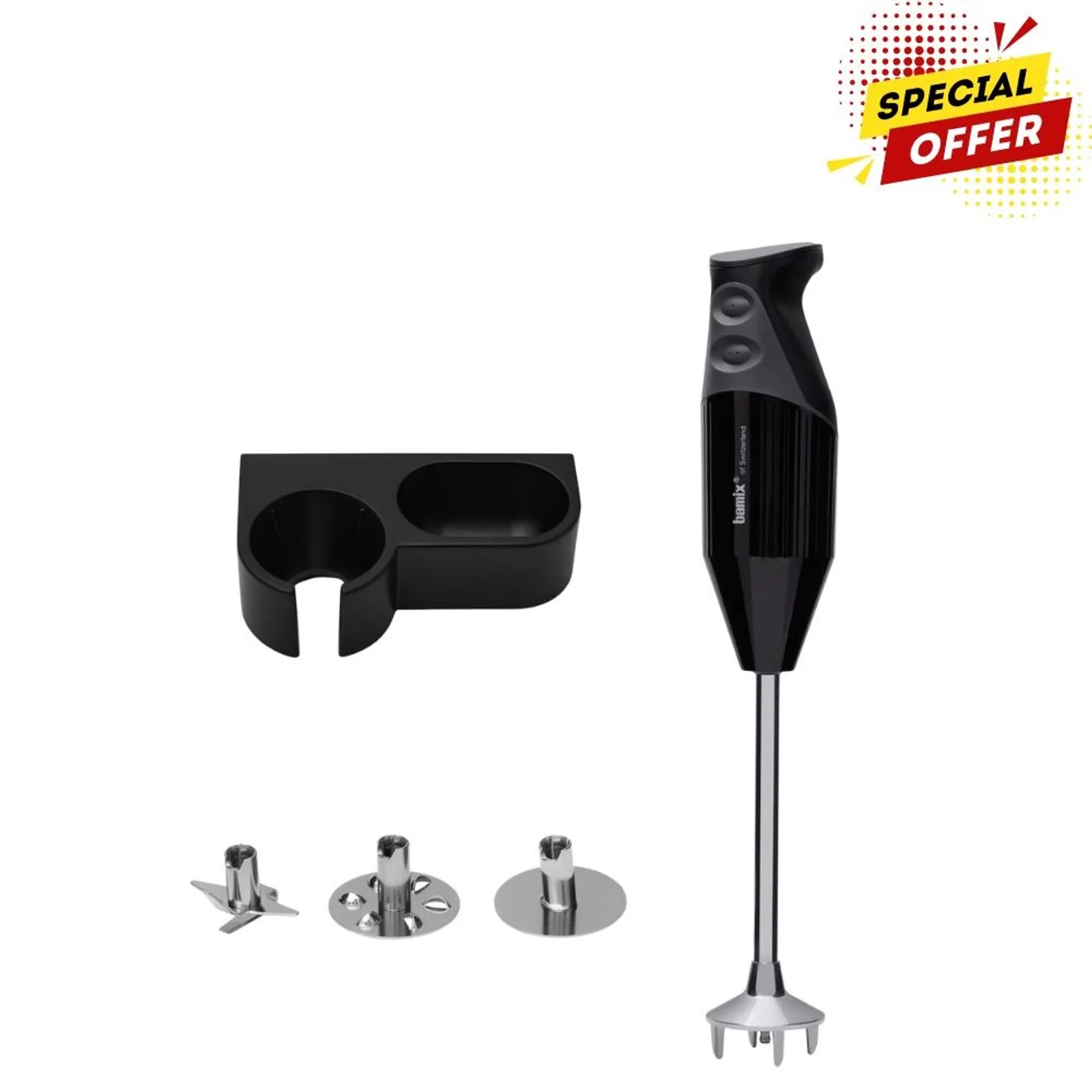 Bamix 76151 - Gastro Immersion Blender 200W Black