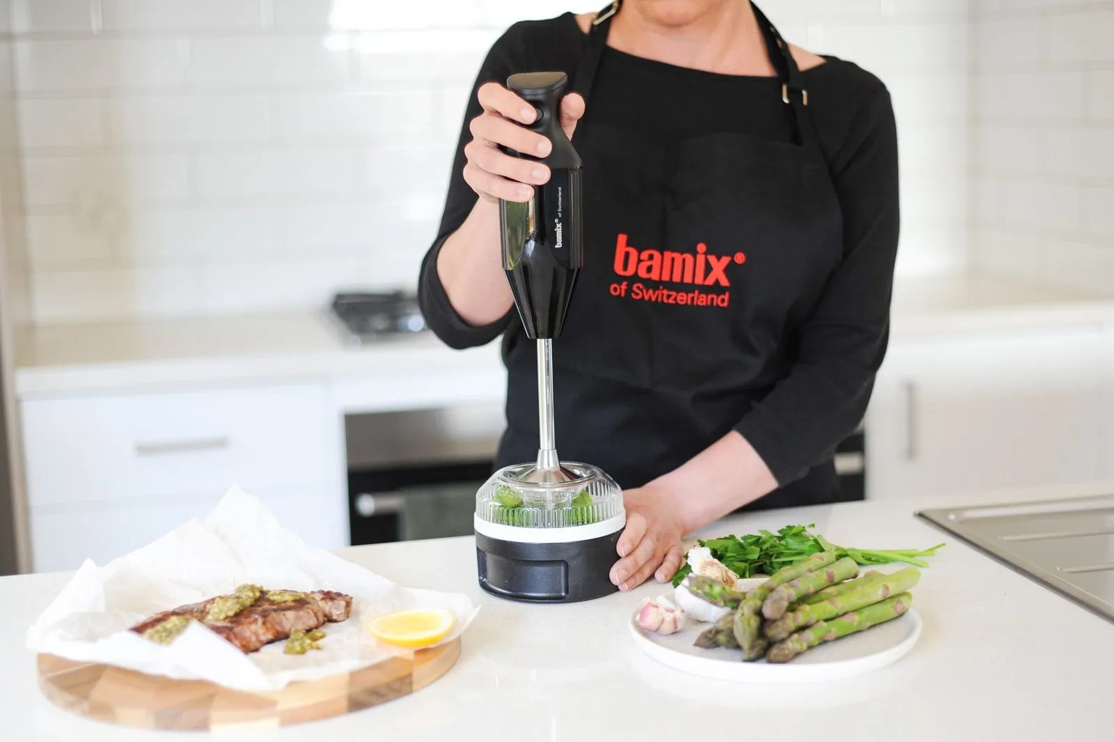 Bamix 76075 - Speciality Grill & Chill BBQ Immersion Blender 200W Black