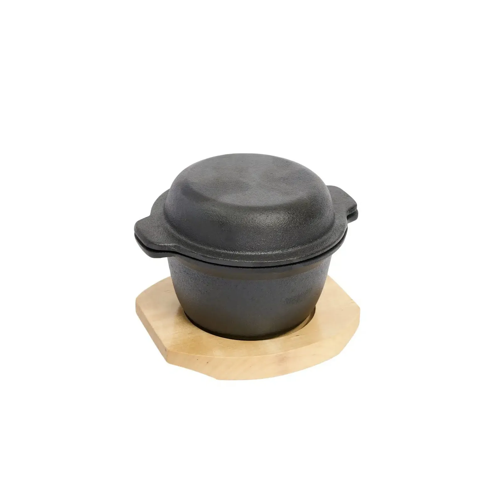 KH Khast 19255 - Garlic Pot With Wood Tray 10cm