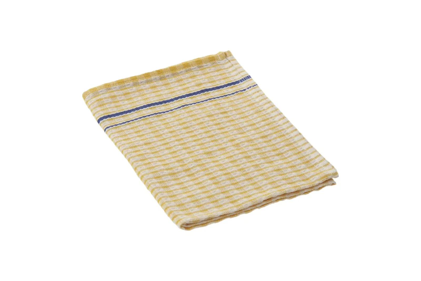 KH Megachef 88228 - Chequered Teatowel Yellow 50x70cm