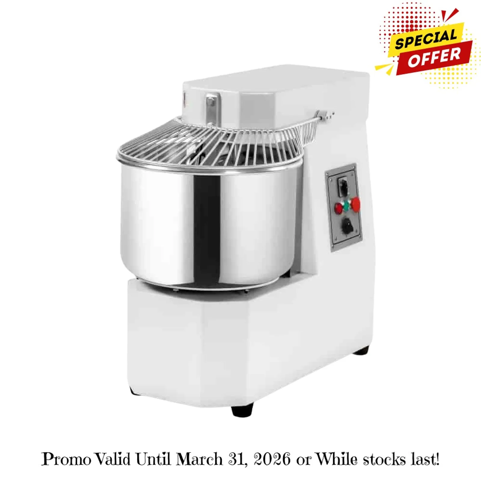 AG Equipment SPMF20 - 20 Litre Commercial Spiral Mixer