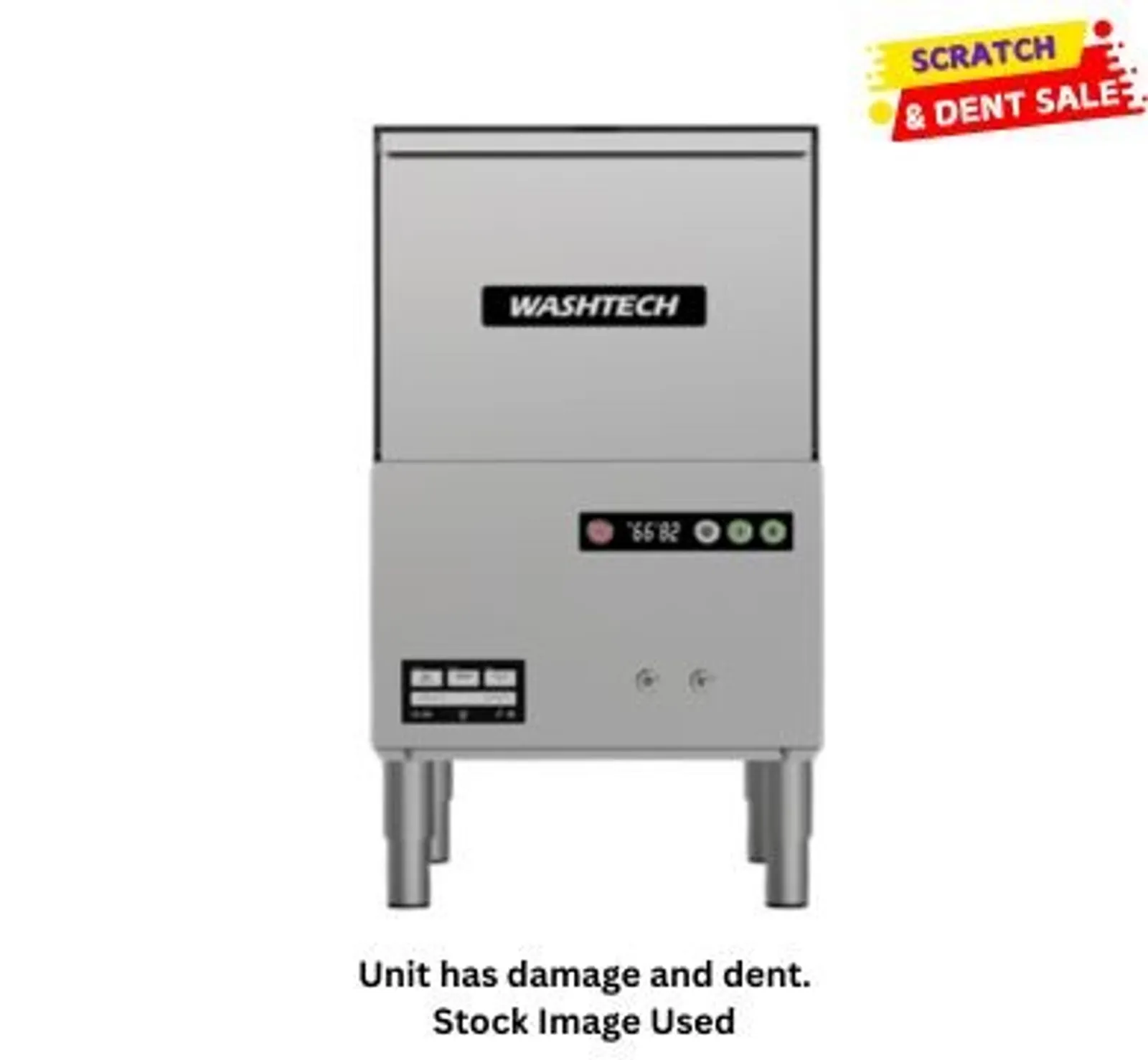 Washtech XG - Economy Undercounter Glasswasher - 365mm Rack - Clearance