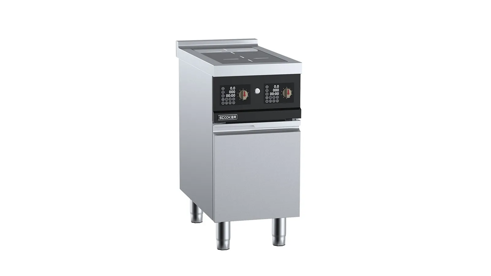 SCooker HLBZ2N-C7 - Induction Full Length Glass Two Zone Boiling Top 7kw