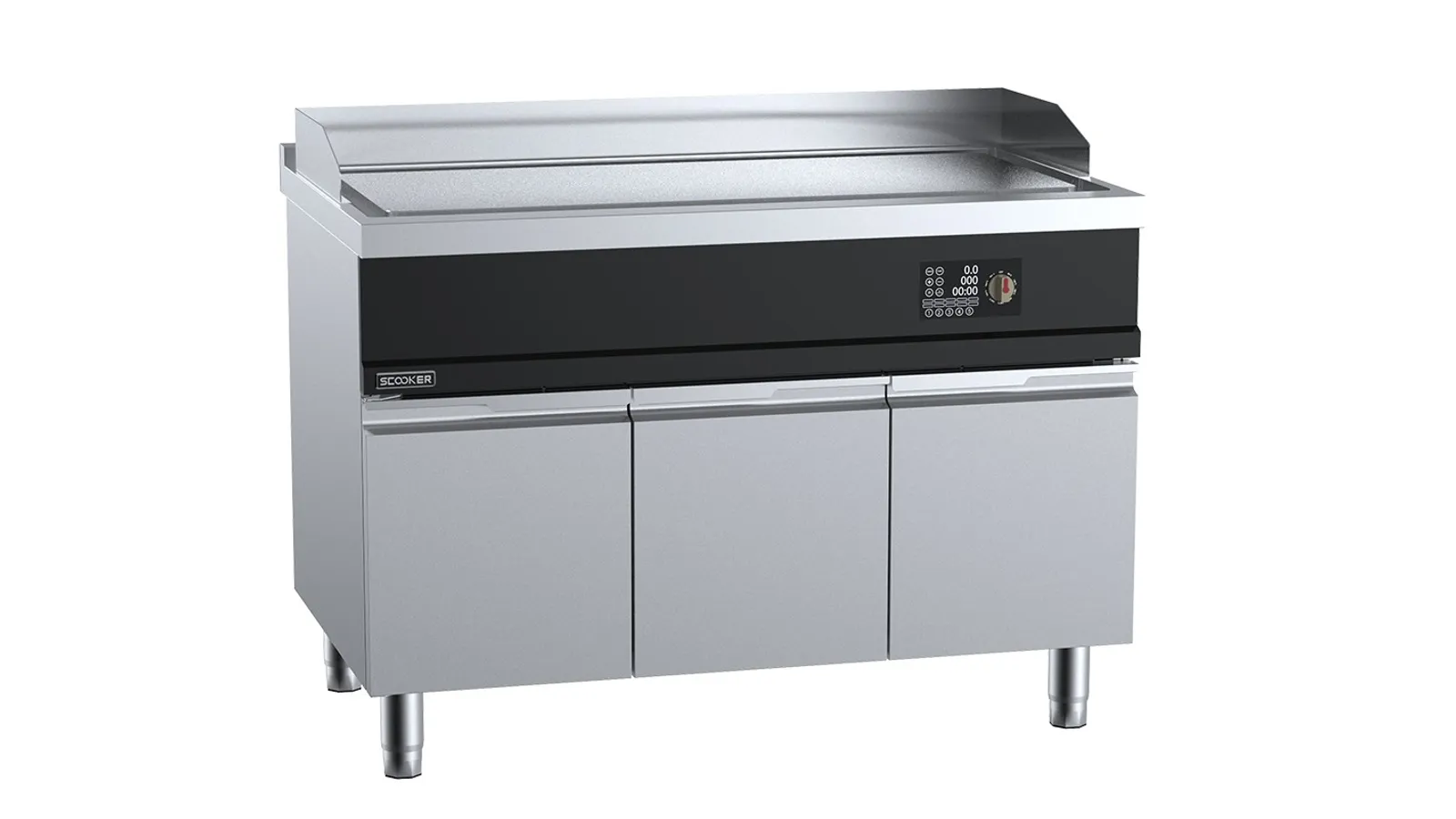 SCooker HLPP12N-C12 - Induction Smooth Griddle Plate 1200mm 12kw
