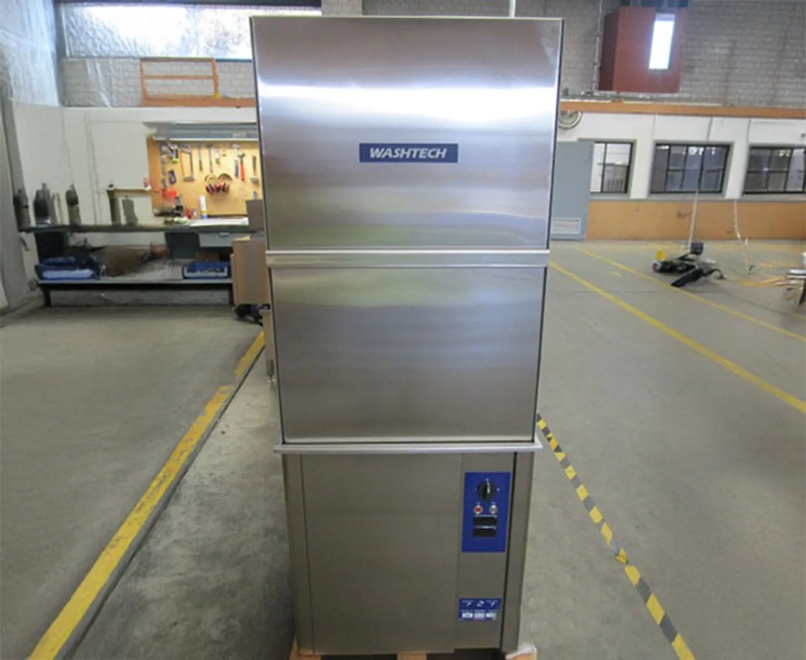 Washtech PW1 - Front Loading Warewasher - 500mm x 600mm Rack - Clearance