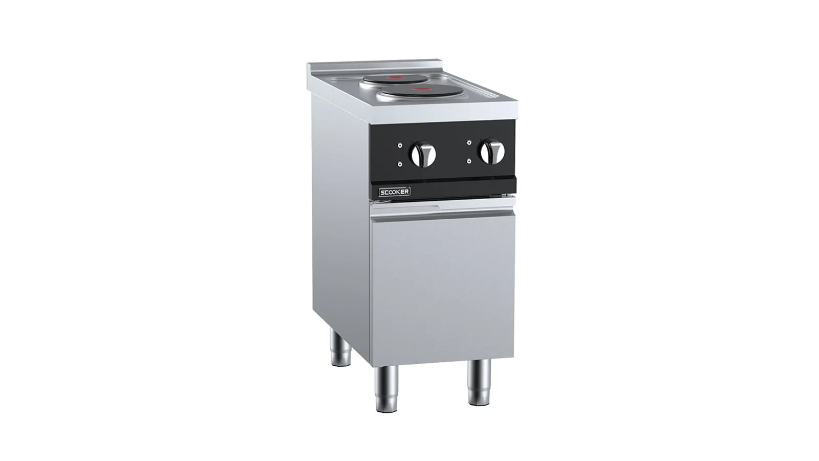 SCooker DLZS2N-C4D6 - Electric Solid Plate Two Zone Boiling Top 4 6kw